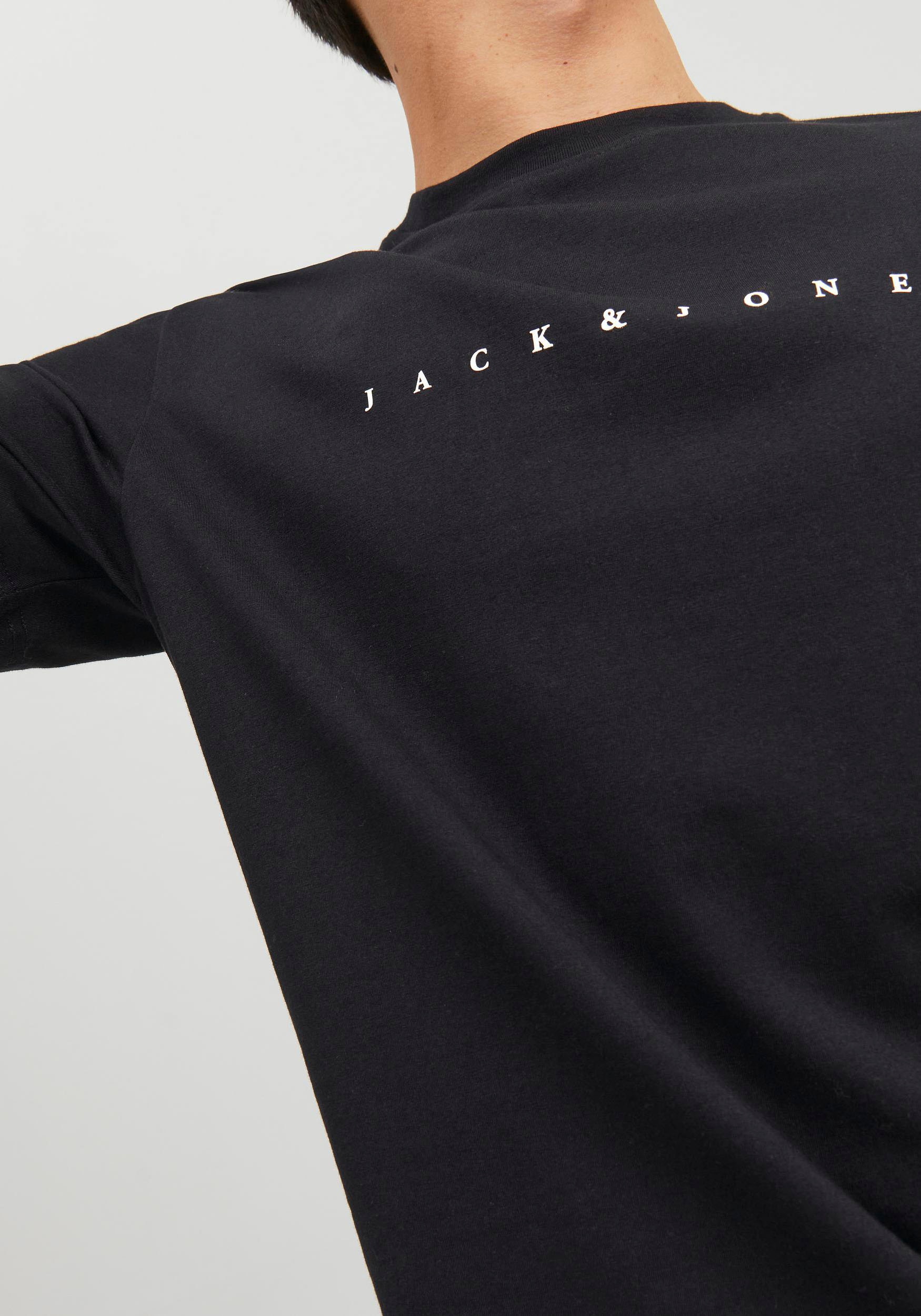 Jack & Jones Rundhalsshirt »JJESTAR mit Pigmentprint und Baumwollgefühl«, mit Pigmentprint