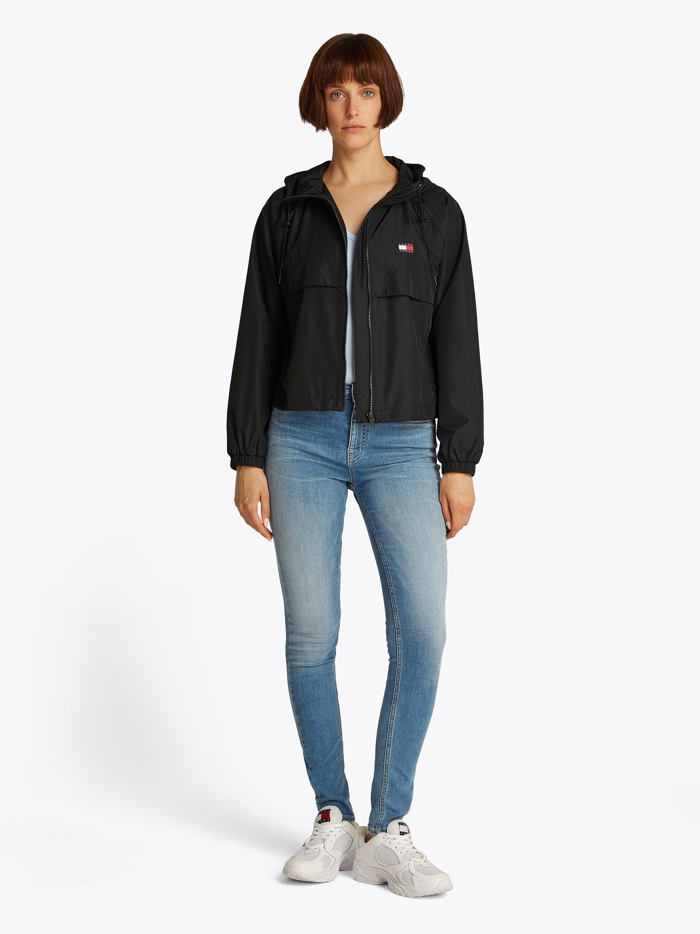 Tommy Jeans Curve Windbreaker »TJW ESSENTIAL WINDBREAKER EXT«, mit Kapuze, in Grossen Grössen