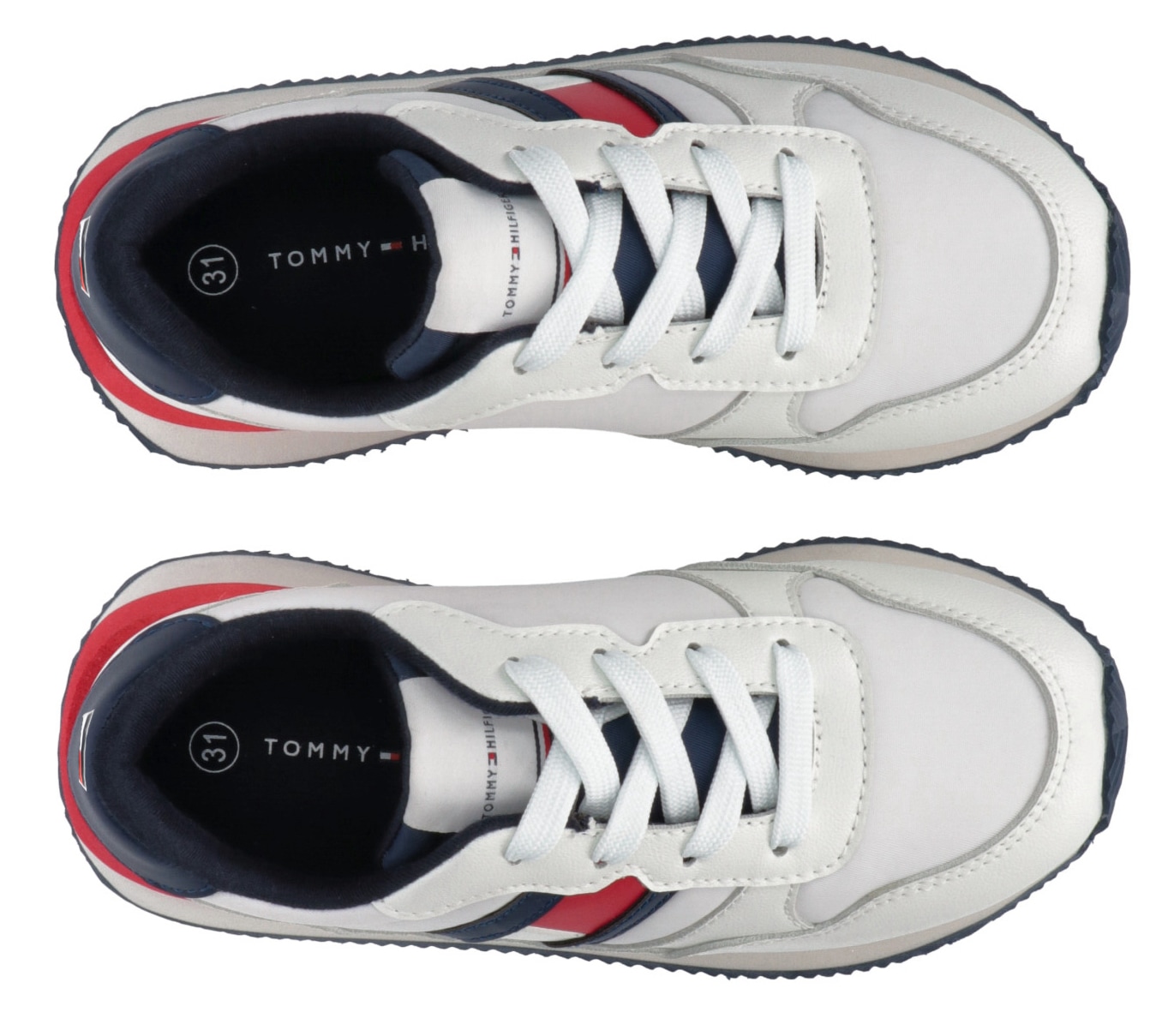 ✵ Tommy Hilfiger Sneaker »FLAG Sohleneinsatz LOW CUT kaufen LACE-UP SNEAKER«, mit farbigem günstig | Jelmoli-Versand