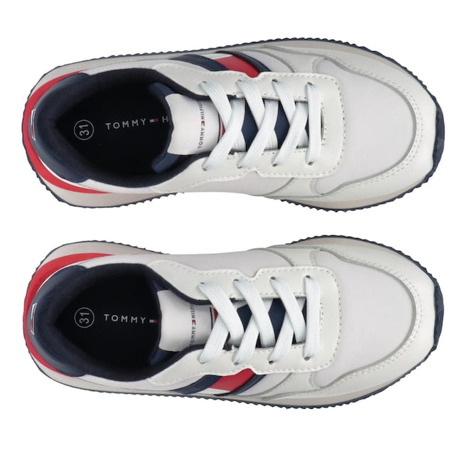 ✵ Tommy Hilfiger Sneaker »FLAG LOW CUT LACE-UP SNEAKER«, mit farbigem  Sohleneinsatz günstig kaufen | Jelmoli-Versand