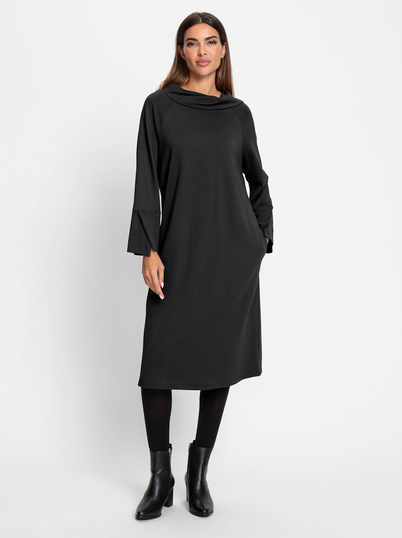 heine Jerseykleid "Jersey-Kleid" Nahttasche