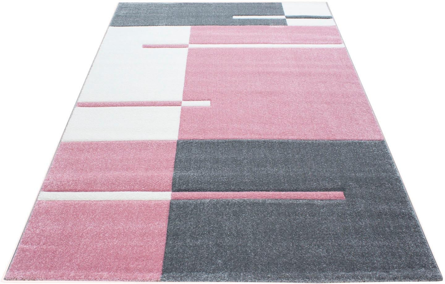 Ayyildiz Teppiche Teppich »Hawaii 1310«, rechteckig, 13 mm Höhe, Läufer, handgearbeiteter Konturenschnitt, Wohnzimmer