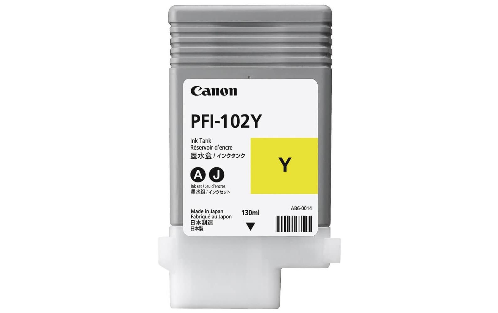 Canon Tintenpatrone »PFI-102Y yellow«