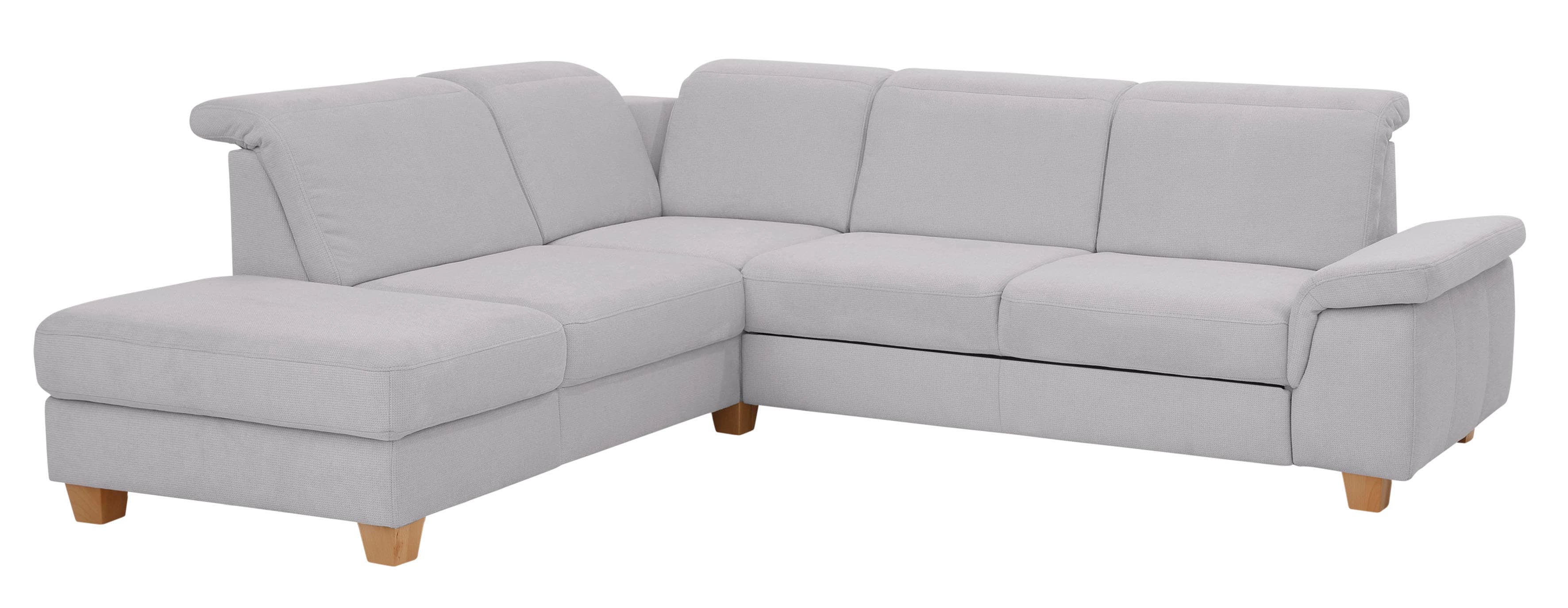 Home affaire Ecksofa "Dalia L-Form" mit Federkernpolsterung, wahlweise mit Bettfunktion, Bettkasten