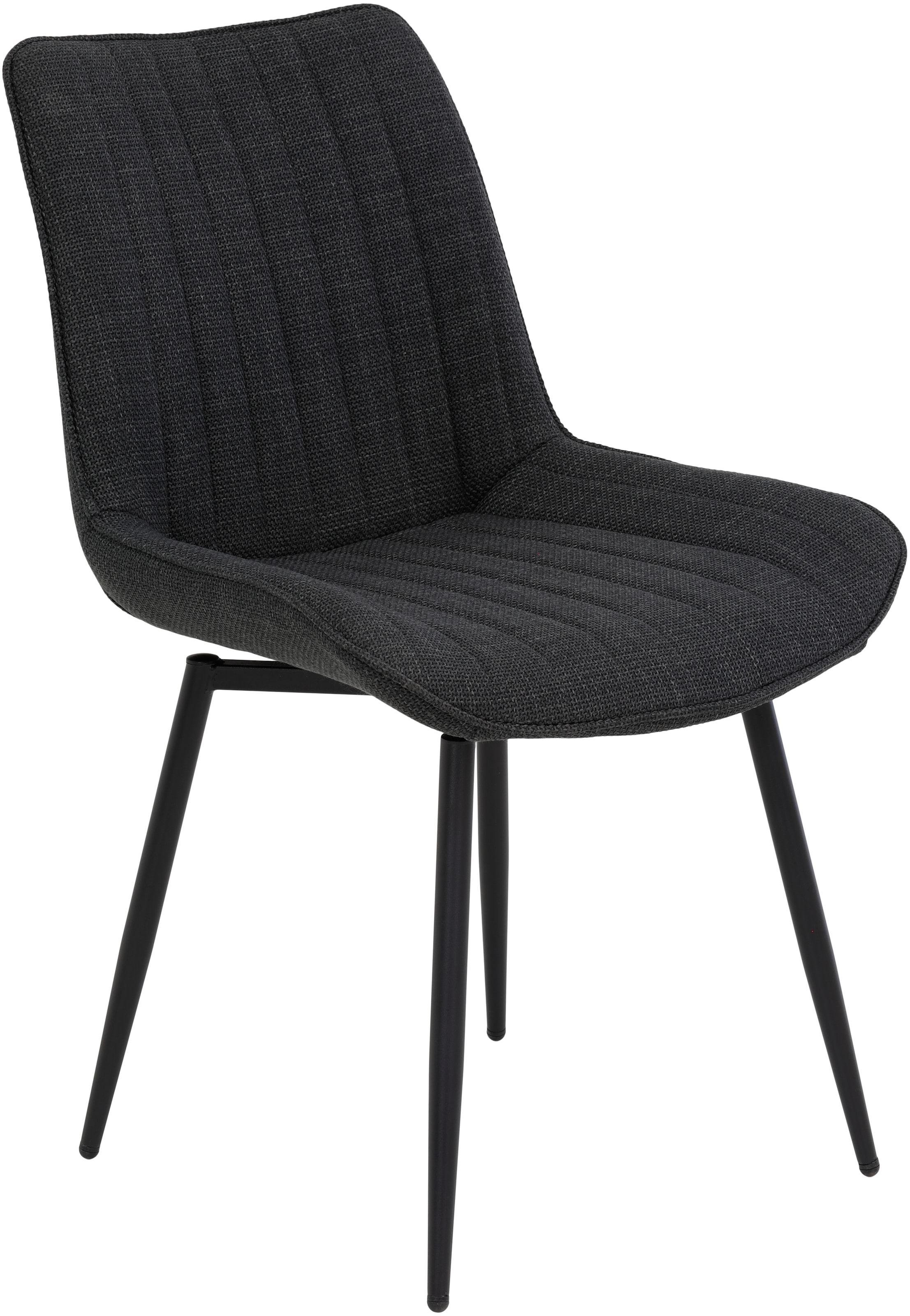 HELA Drehstuhl »Vierfussstuhl BERGEN«, (Set), 4 St., Webstoff, Esszimmerstuhl, XL-Sitzbreite, 360° drehbar