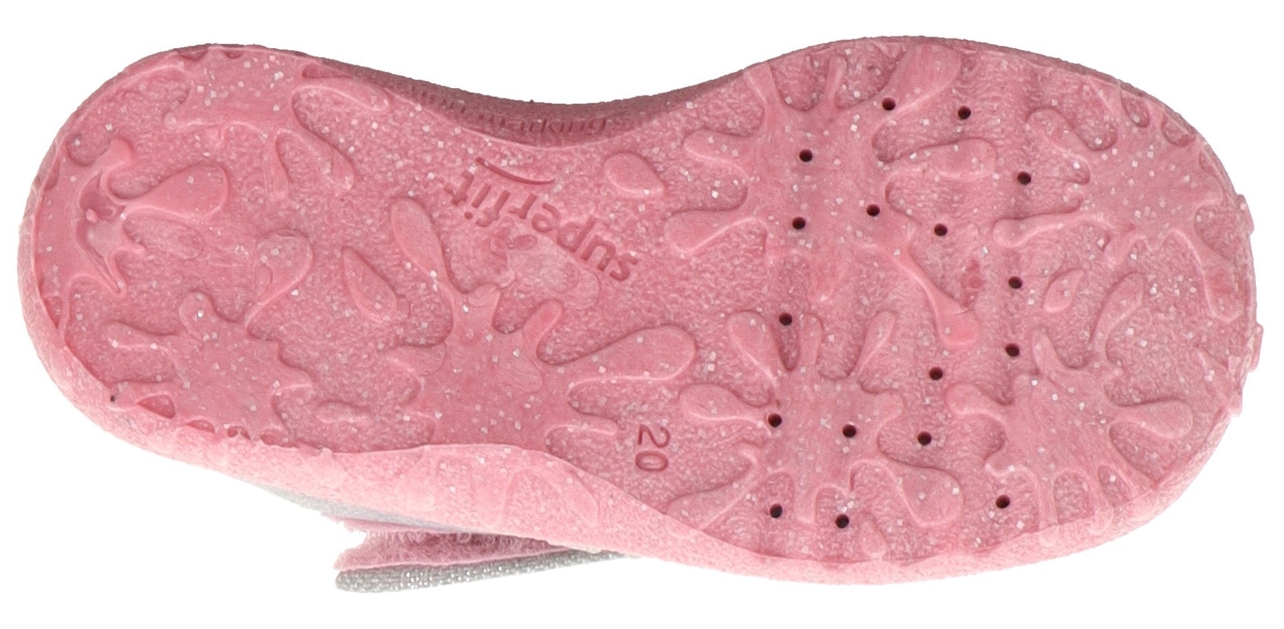 Superfit Hausschuh »SPOTTY WMS: Mittel«, Ballerina, Klettschuh, Kindergarten Schuh mit süssem Motiv