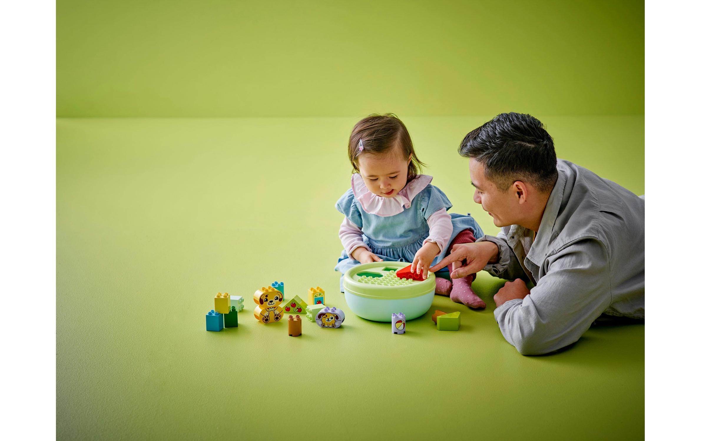 LEGO® Spielbausteine »DUPLO® Formsortierer: Welpenhaus 10441«, (17 St.)