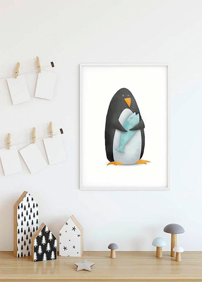 Tiere, bestellen St.), Wohnzimmer im Shop Penguin«, Kinderzimmer, Jelmoli-Online (1 Poster ❤ »Cute Schlafzimmer, Komar Animal