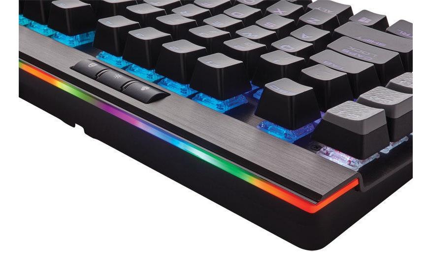 Corsair Gaming-Tastatur »K95 RGB Platinum Cherry MX Speed«, (Ziffernblock-Handgelenkauflage)