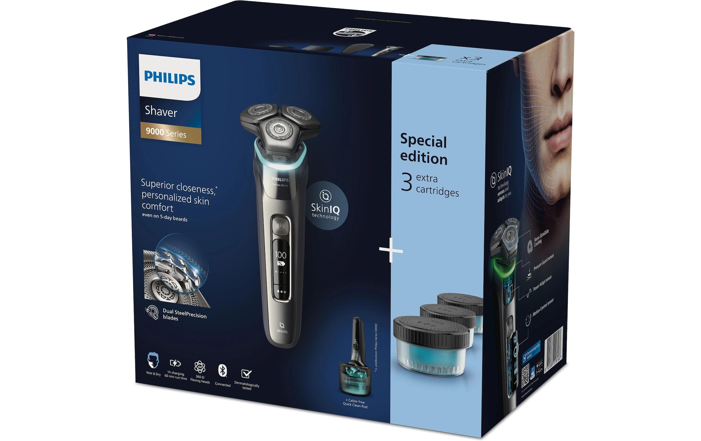 Philips Elektrogesichtshaarentferner »S9974/63«