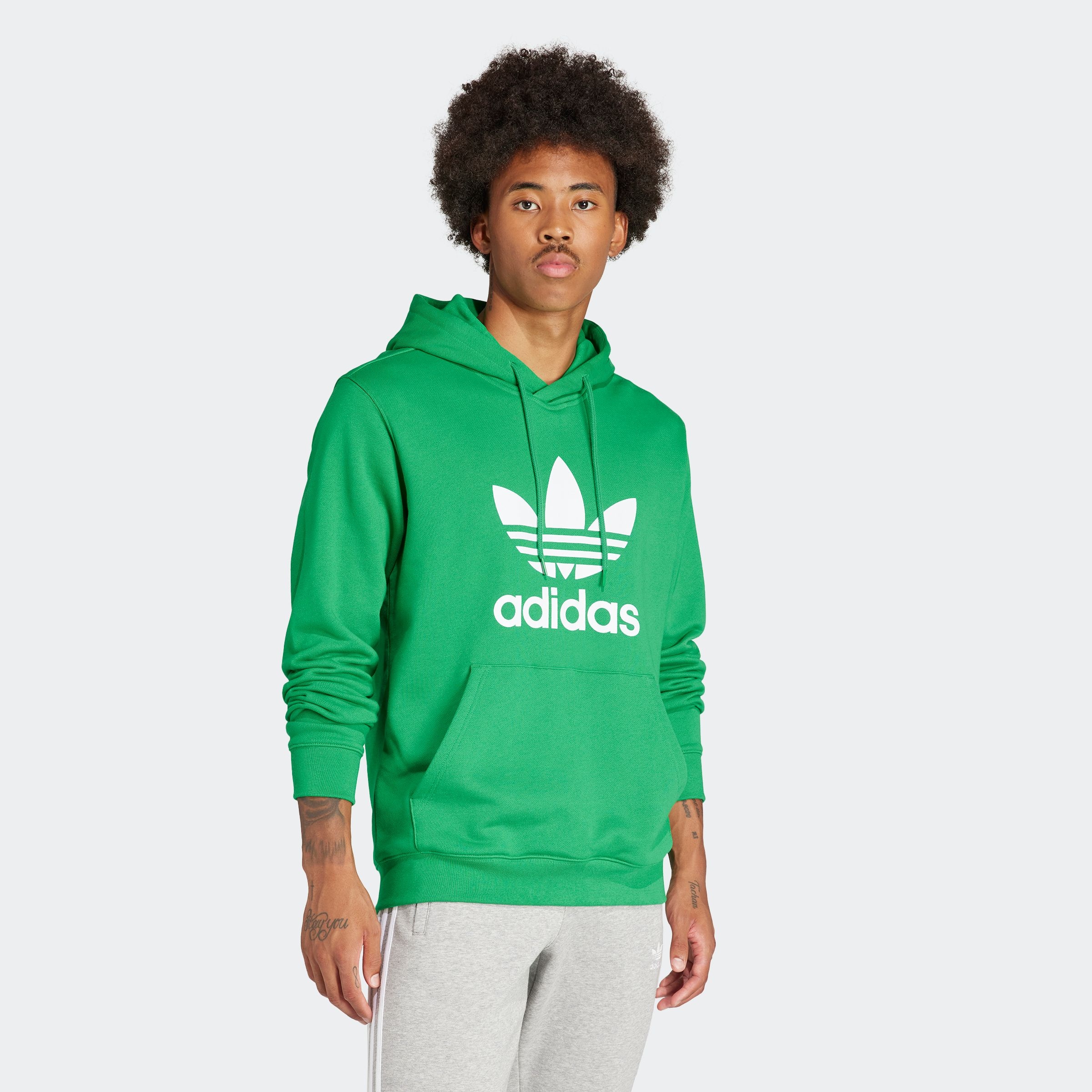 adidas Originals Kapuzensweatshirt »TREFOIL HOODY«, Hoodie, Kapuzenpullover mit grossem Logoprint