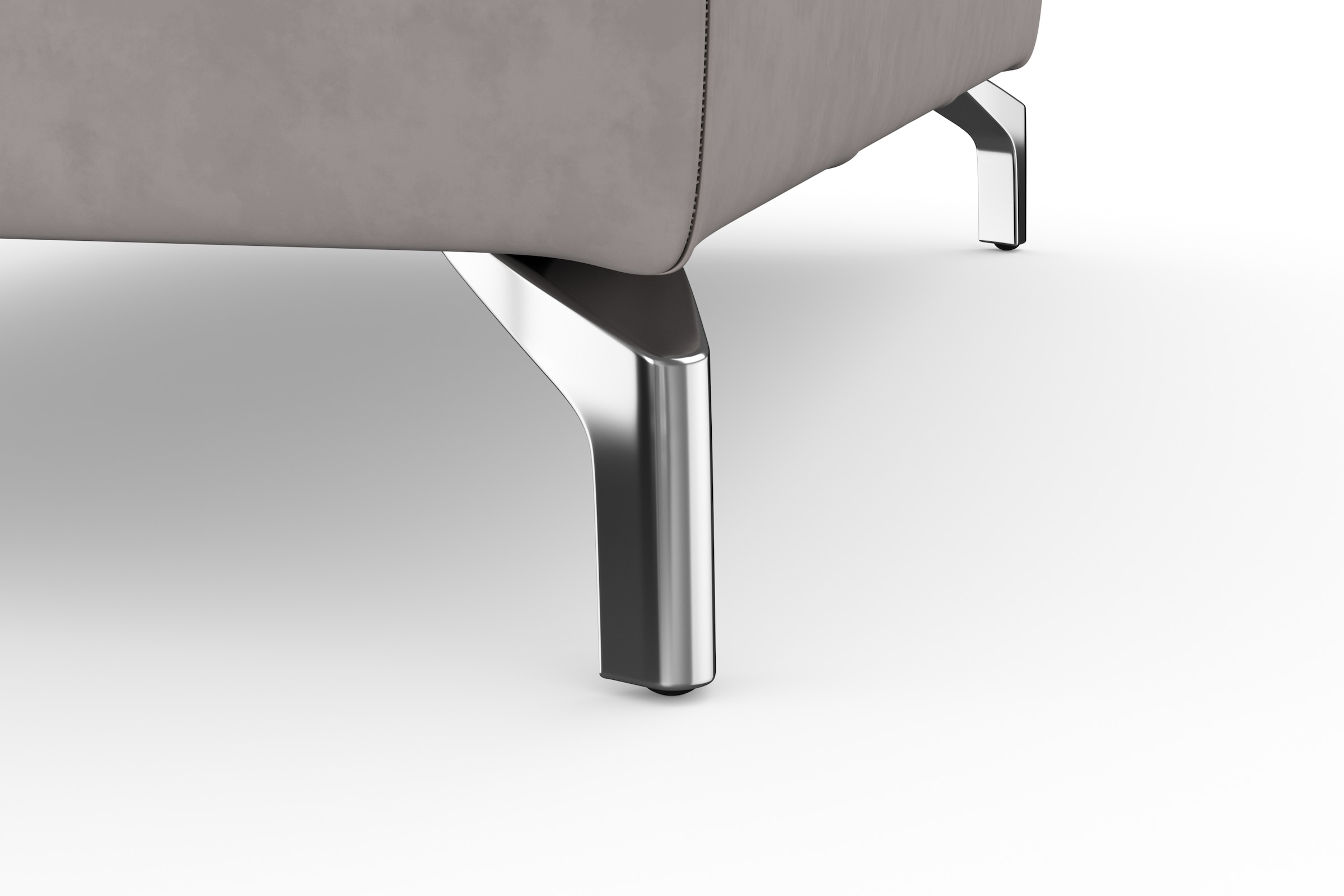 sit&more Hocker »Bendigo«, mit Klappfunktion, Bodenfreiheit 12 cm, wahlweise in 2 Fussfarben