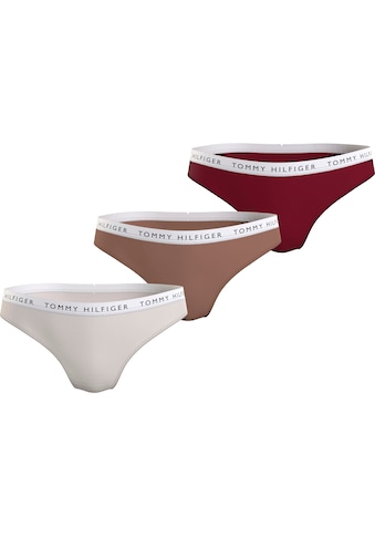 Tommy Hilfiger Underwear Bikinislip, (Set, 3 St., 3er-Pack), mit Logo auf dem Taillenbund kaufen