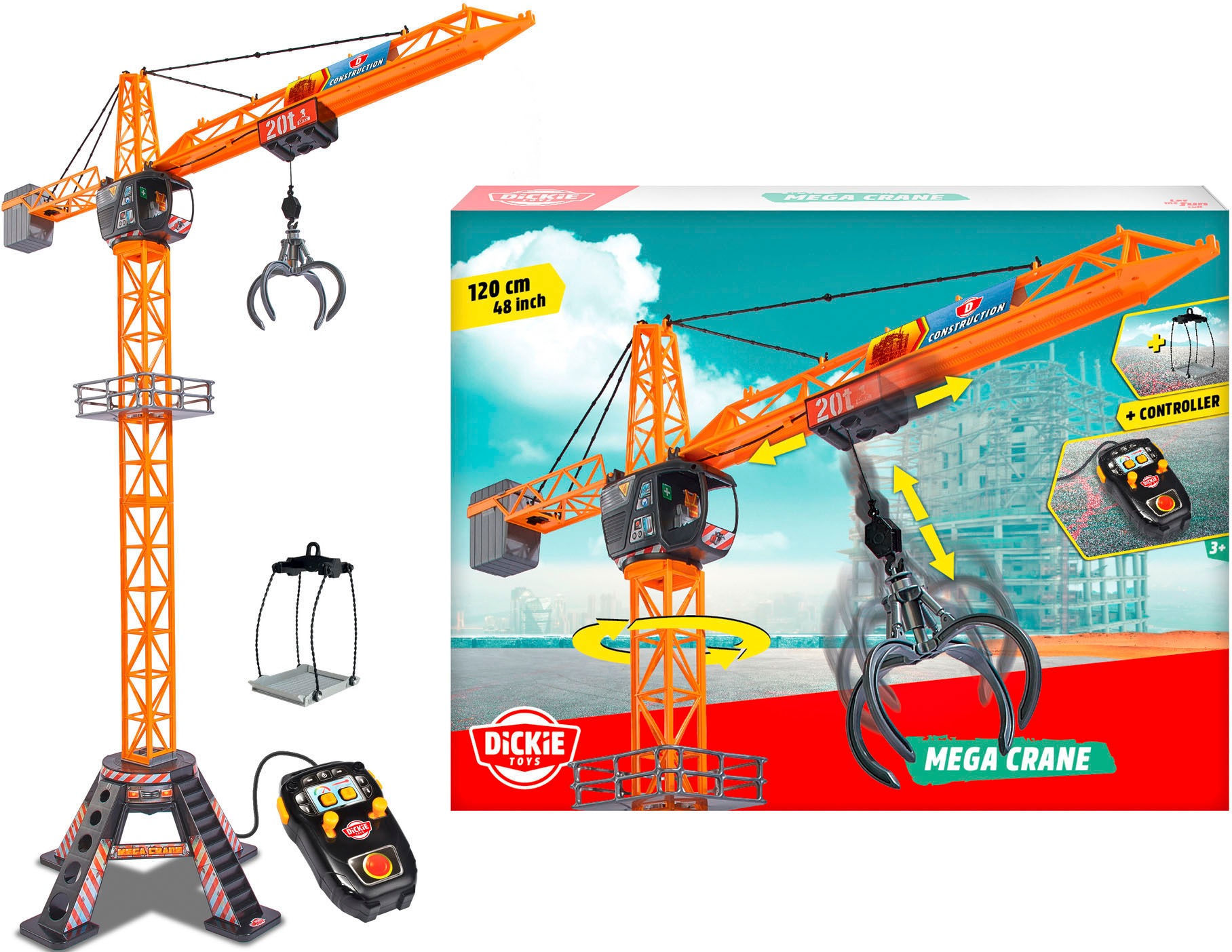 Dickie Toys Spielzeug-Kran »Mega Crane«