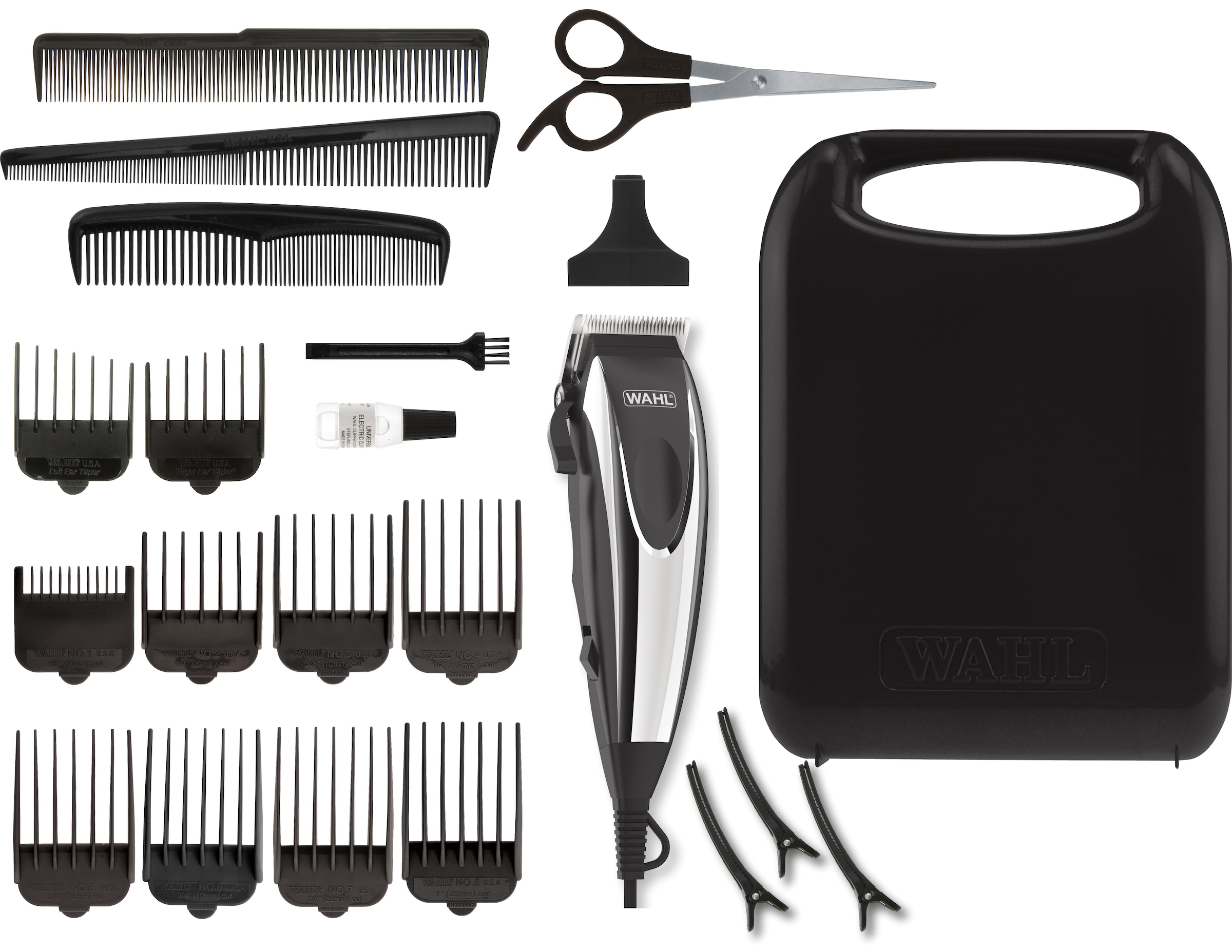Wahl Haar- und Bartschneider »09243-2616 jetzt | kaufen komplettes Friseur Home Pro«, Jelmoli-Versand Kit 8 Aufsätze