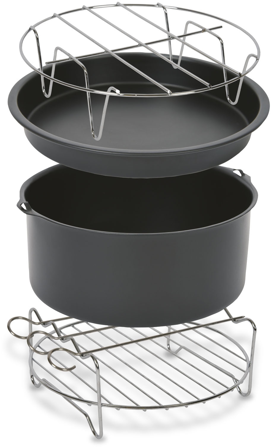 Tefal Küchenmaschinen Zubehör-Set »für Heissluftfritteuse Tefal Easy Fry XL« für Easy Fry Classic EY201, Deluxe EY401, Precision EY401, XA1120
