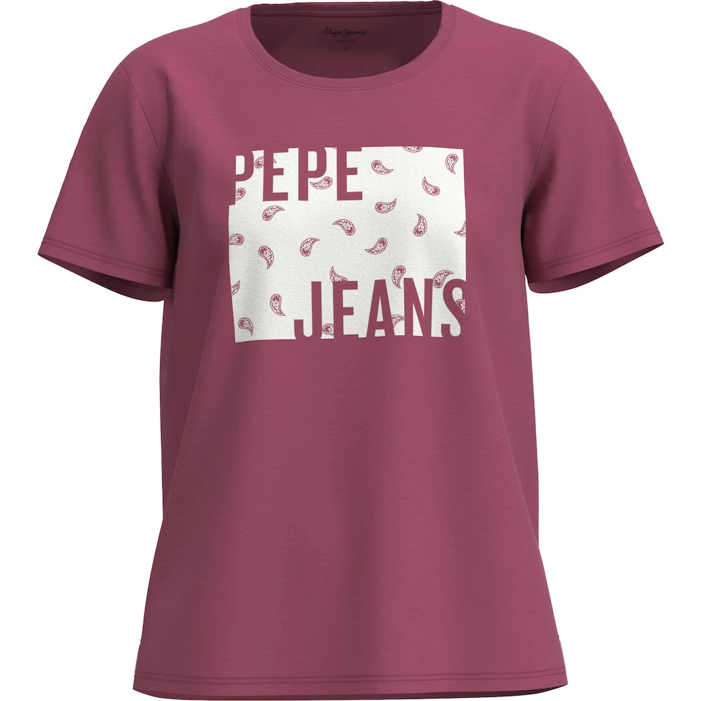 Pepe Jeans Rundhalsshirt »LUCIE«, mit Kontrastprint