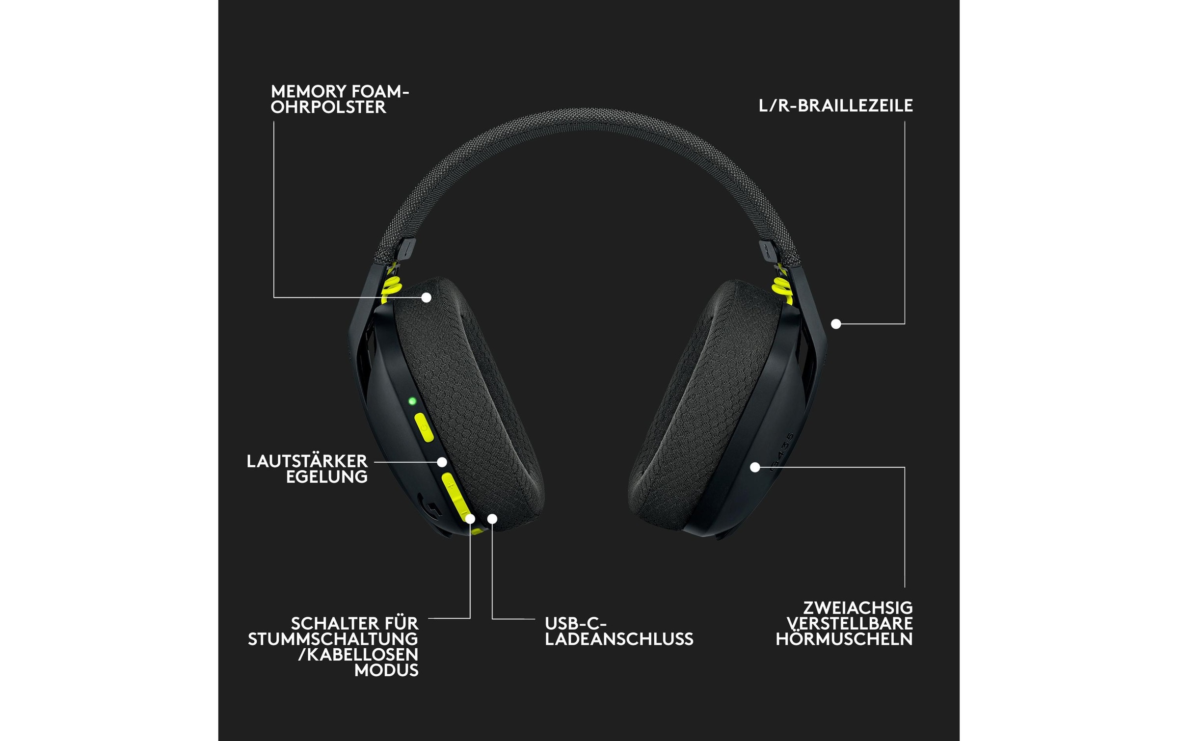 Logitech Headset »G435 Gaming Lights«