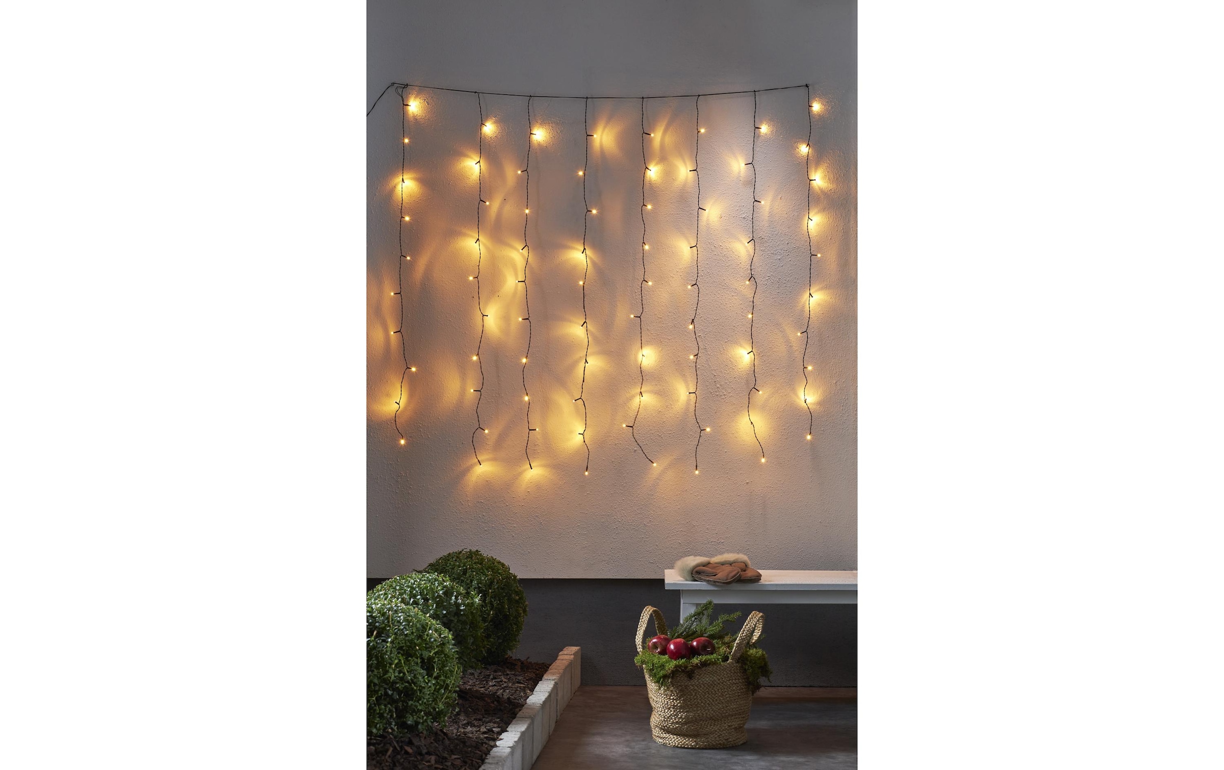 STAR TRADING LED-Lichtervorhang, 80 St.-flammig