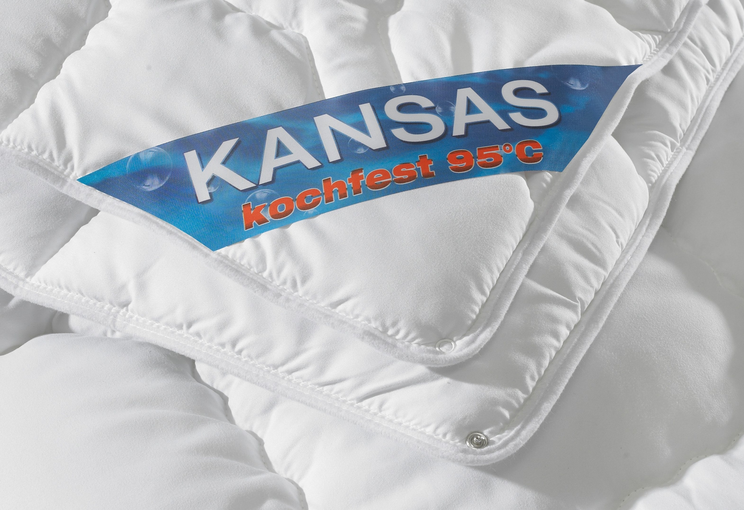 fan Microfaserbettdecke »Kansas«, 4-Jahreszeiten, Füllung Polyesterfaser, Bezug 100% Polyester, (1 St.), Bettdecke in 135x200 cm und weiteren Grössen, für Sommer oder Winter