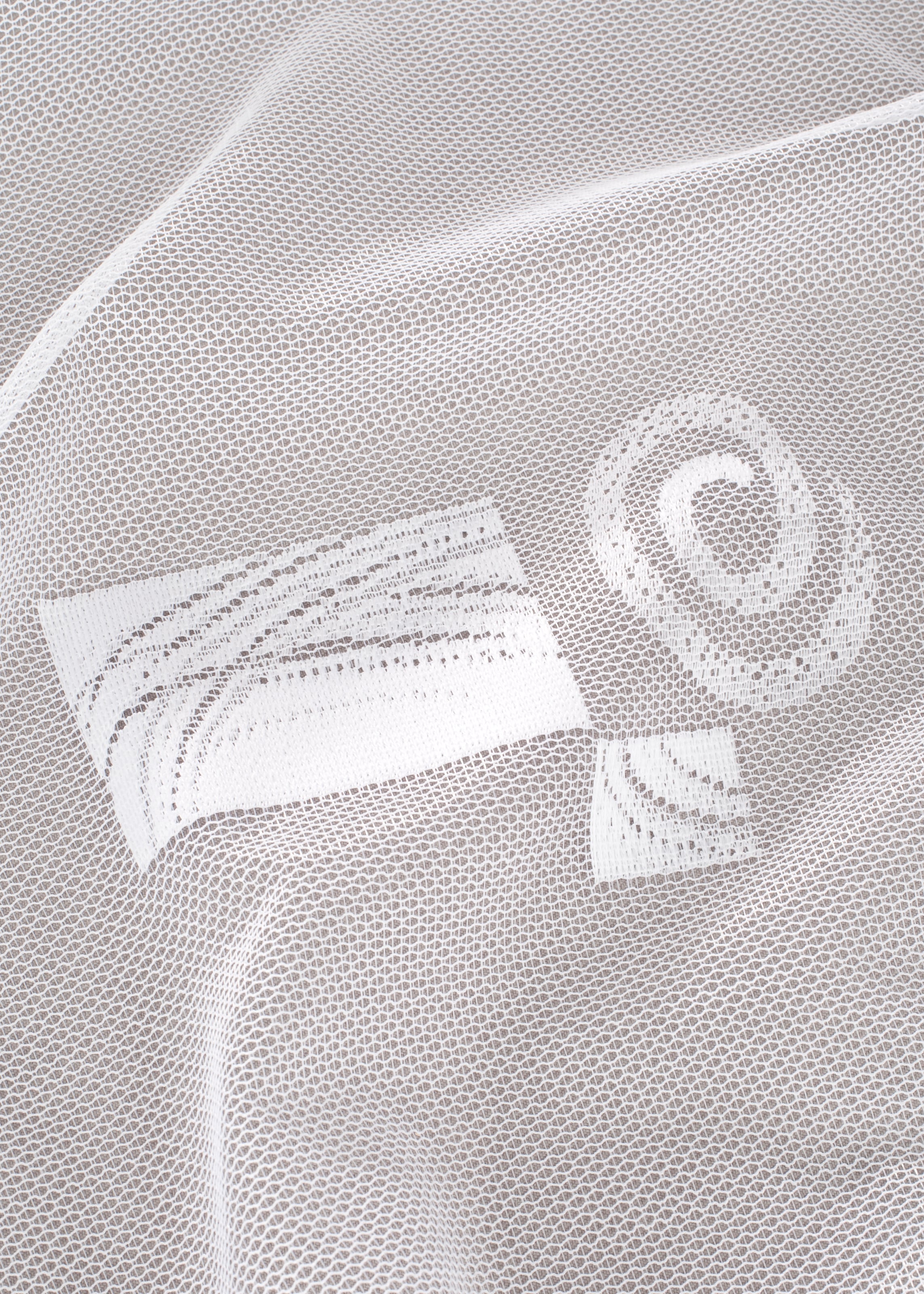 Weckbrodt Gardine »Jacquardstore BL-MW«, (1 St.), feste Falten, Jacquard, Allover, Motiv, Bleiband, nach Mass, Store