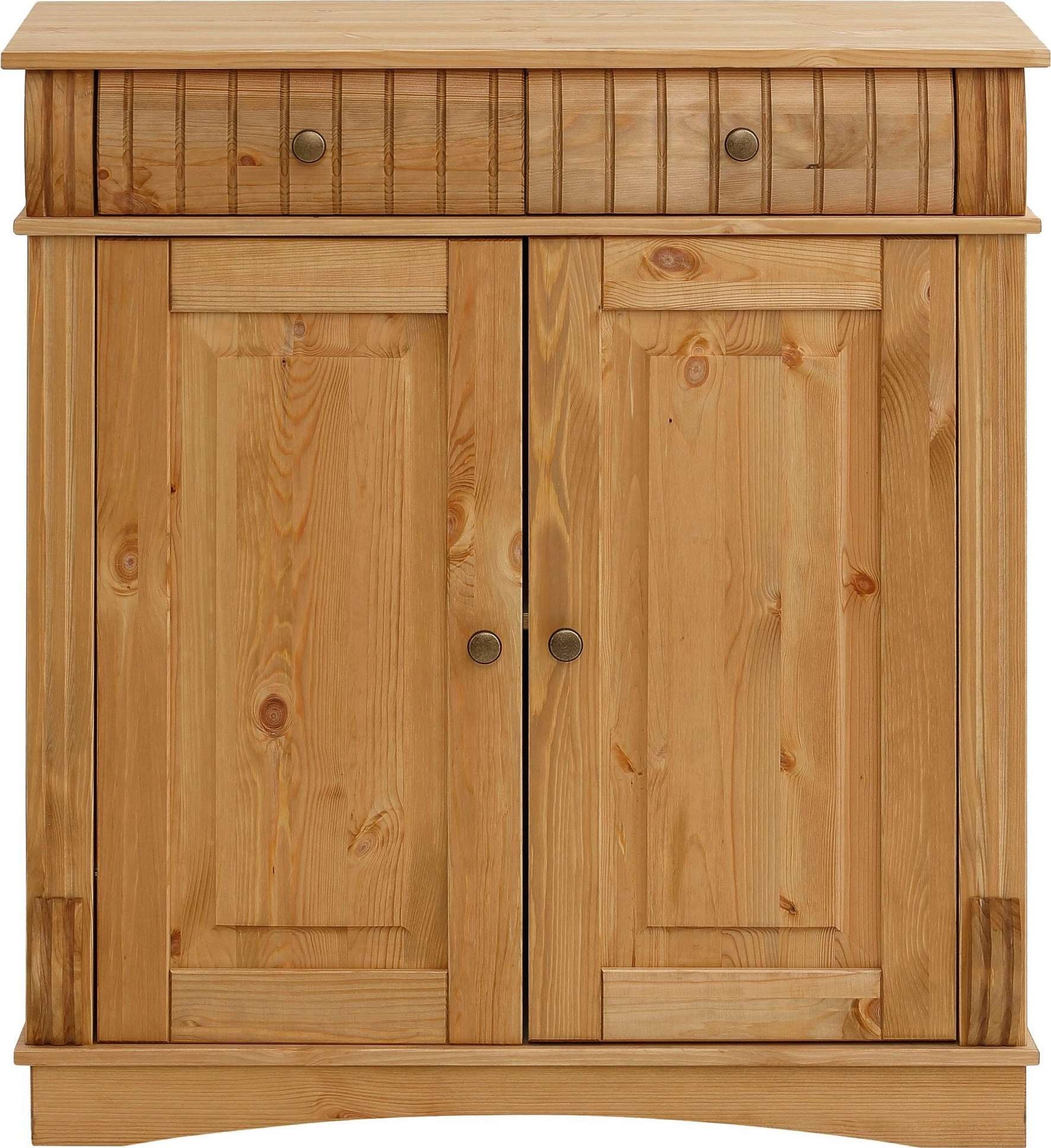 OTTO home Kommode "Teresa Sideboard nur 2 Schubkästen" aus massiver Kiefer Breite 84 cm, Höhe 90 cm, FSC