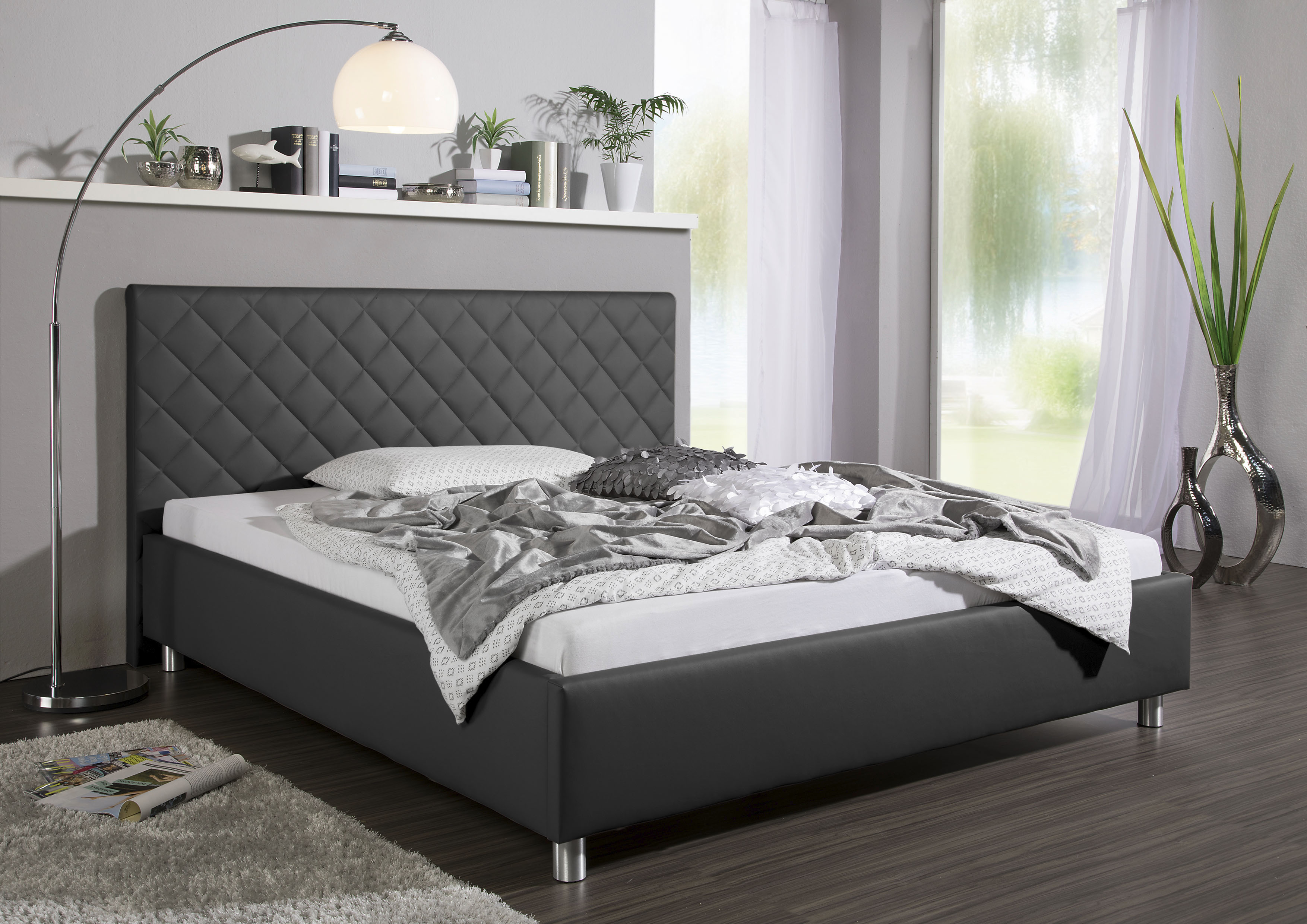 Maintal Polsterbett "Bloomington" Bettseiten zerlegt, ohne Bettkasten