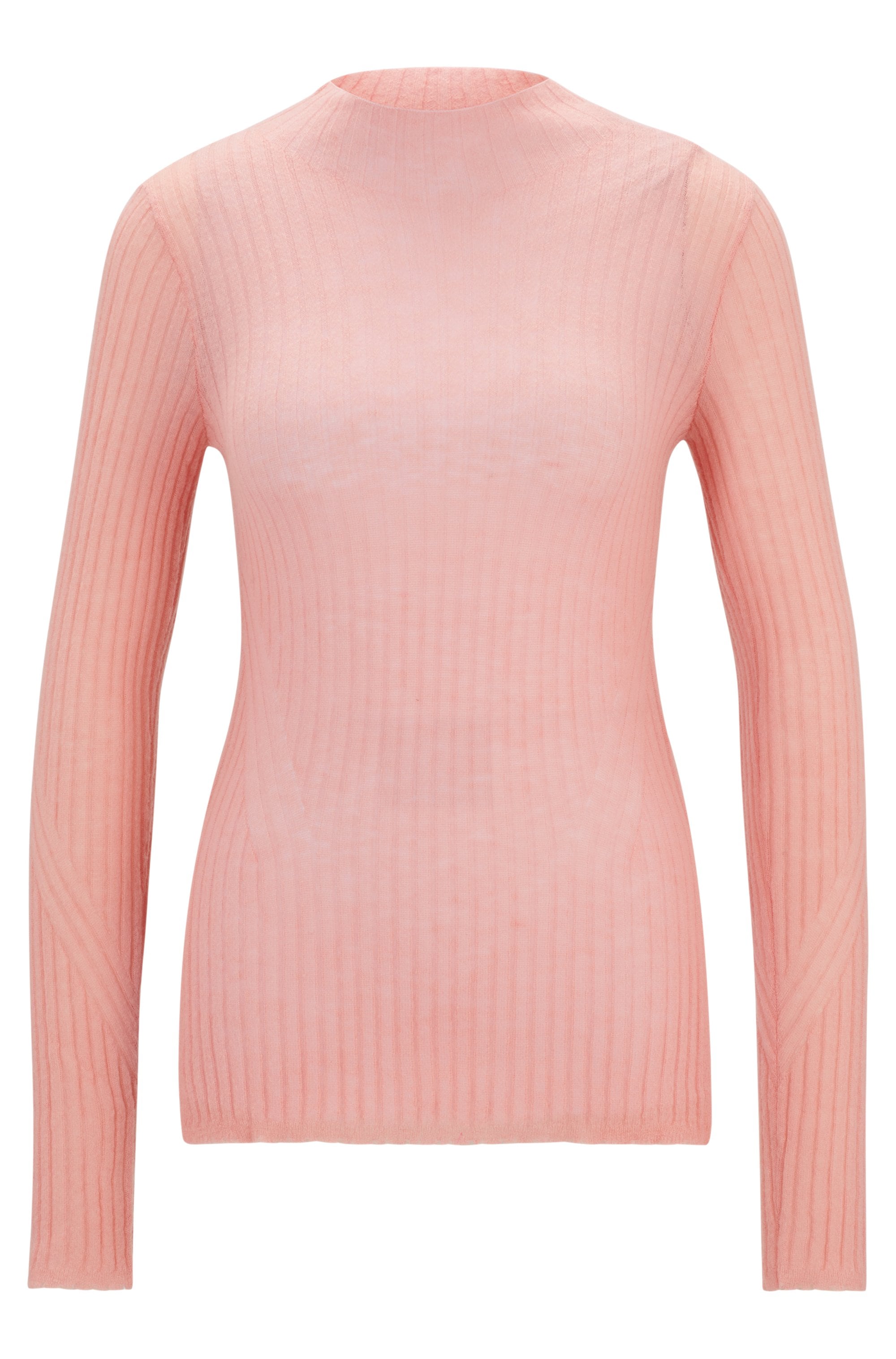 BOSS ORANGE Strickpullover »C_Fennon«, in Rippenoptik