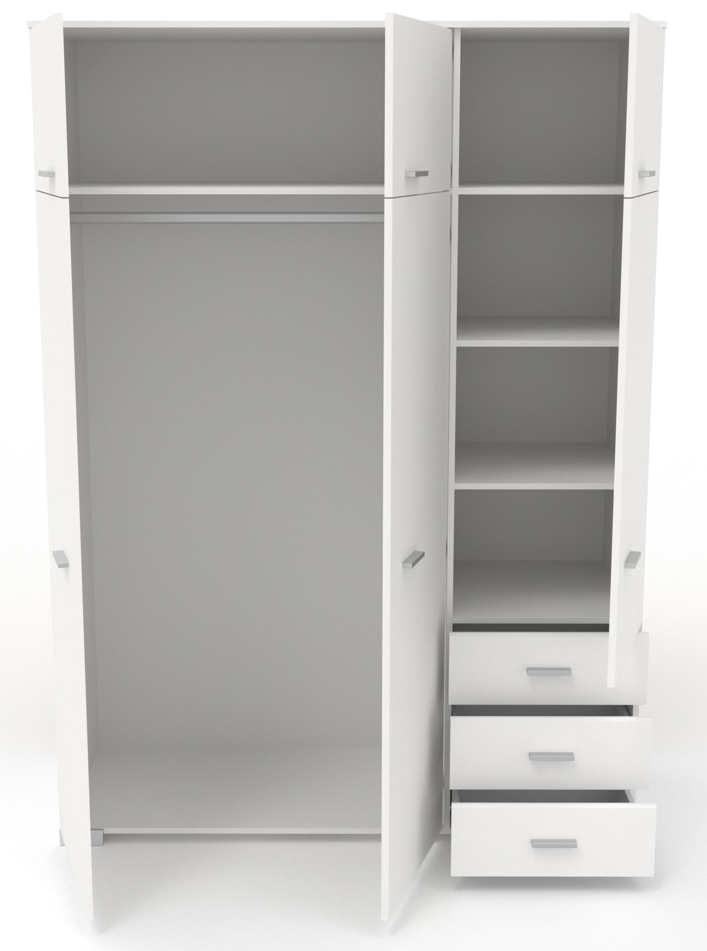Parisot Jugendzimmer-Set »Sleep«, (Set, 2 tlg., Kleiderschrank und Stauraumbett)