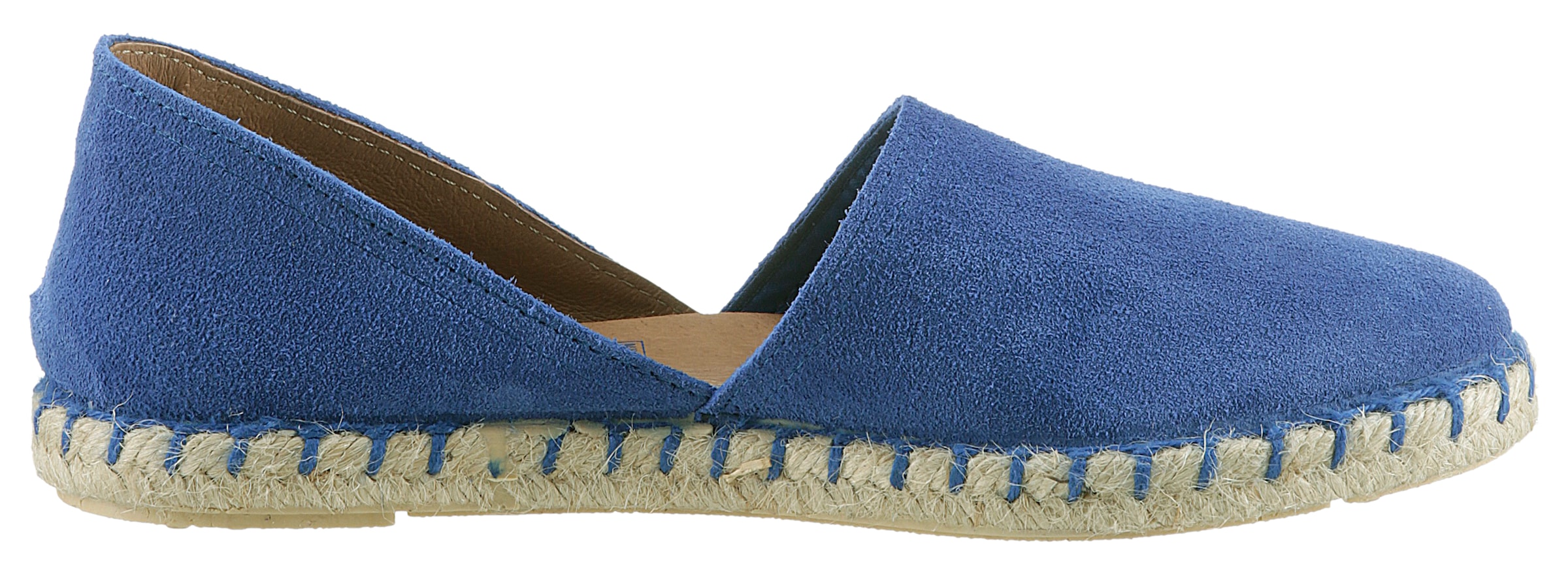 VERBENAS Espadrille, Schlupfschuh, Sommerschuh, Loafer mit typischem Jute-Rahmen