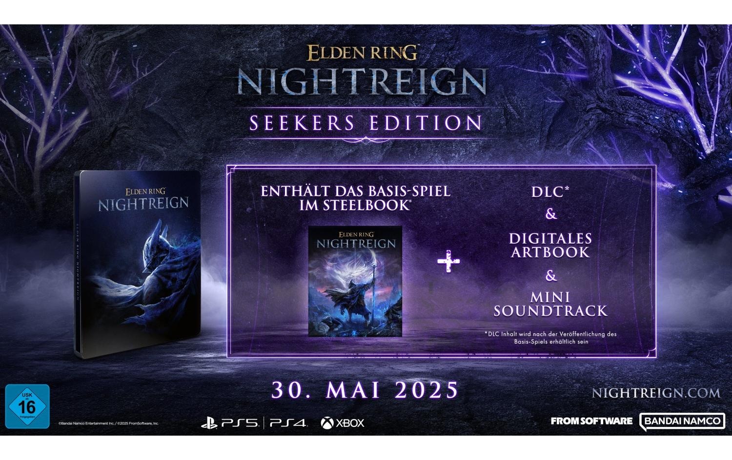 BANDAI NAMCO Spielesoftware »Namco Elden Ring – Nightreign Nightreign Seekers Edition«, Xbox Series X