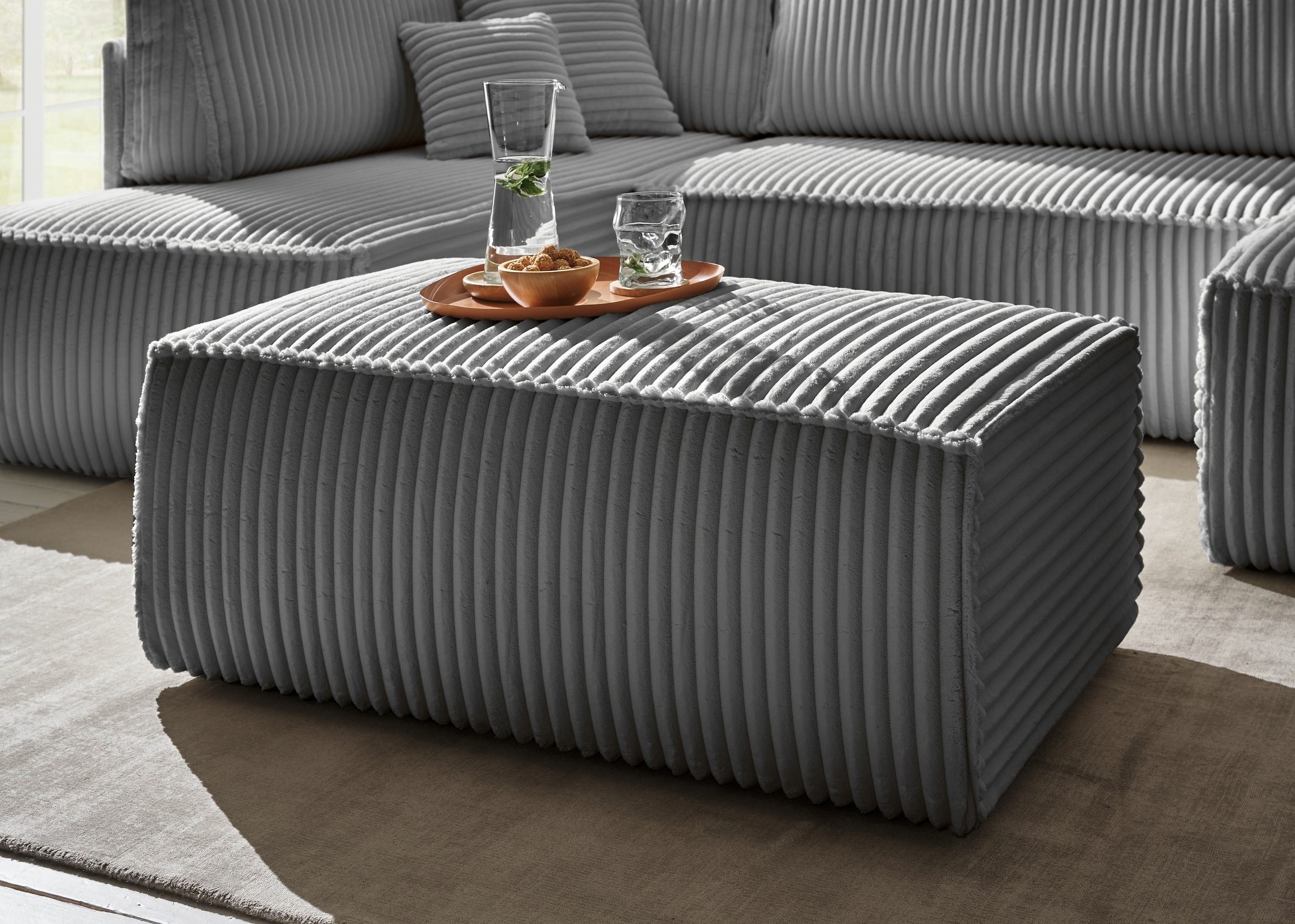 andas Hocker »FINNLEY«, passend zur Polster-Serie FINNLEY