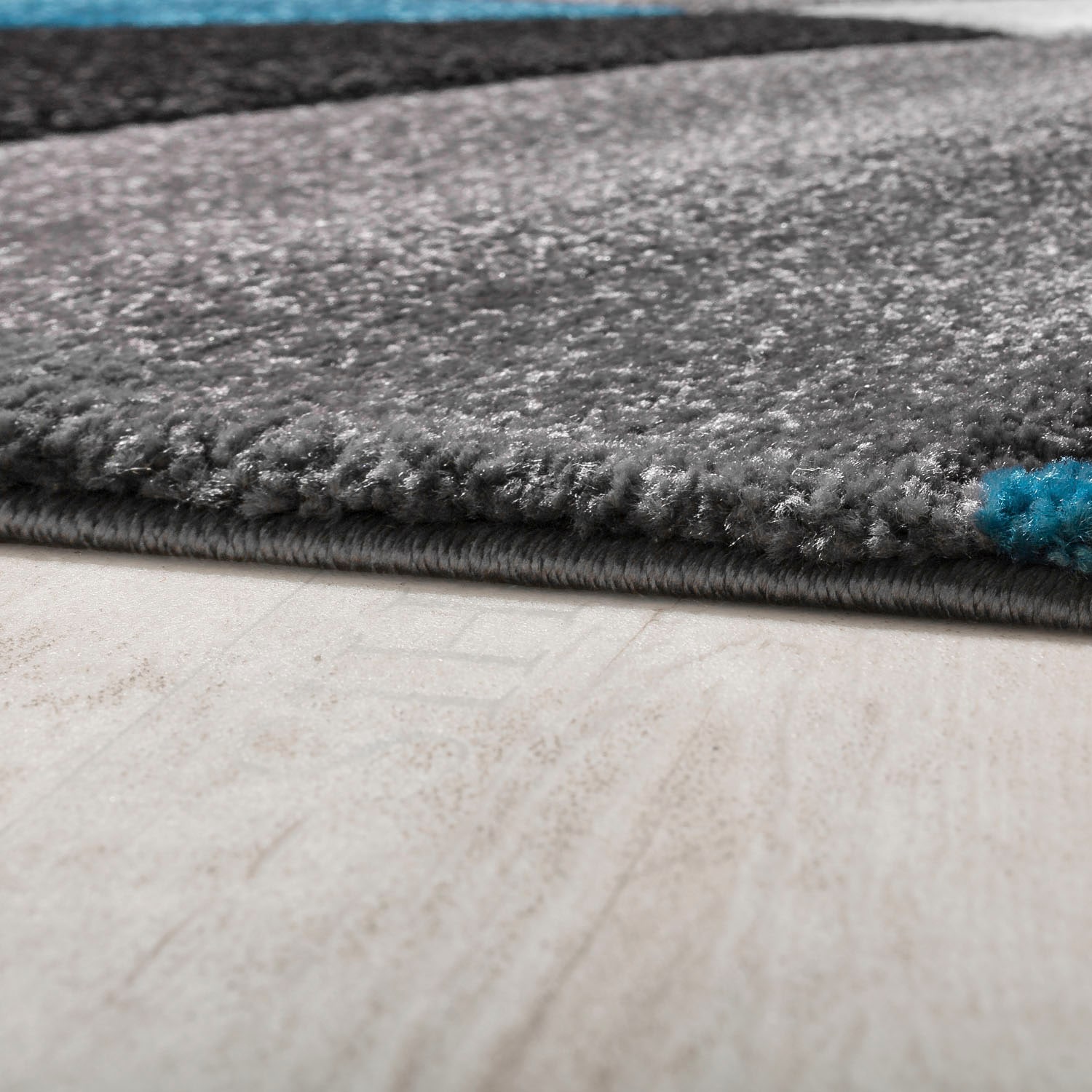 Paco Home Teppich »Diamond 664«, rechteckig, 18 mm Höhe, 3D-Design, Kurzflor, 3D-Design, modernes geometrisches Muster