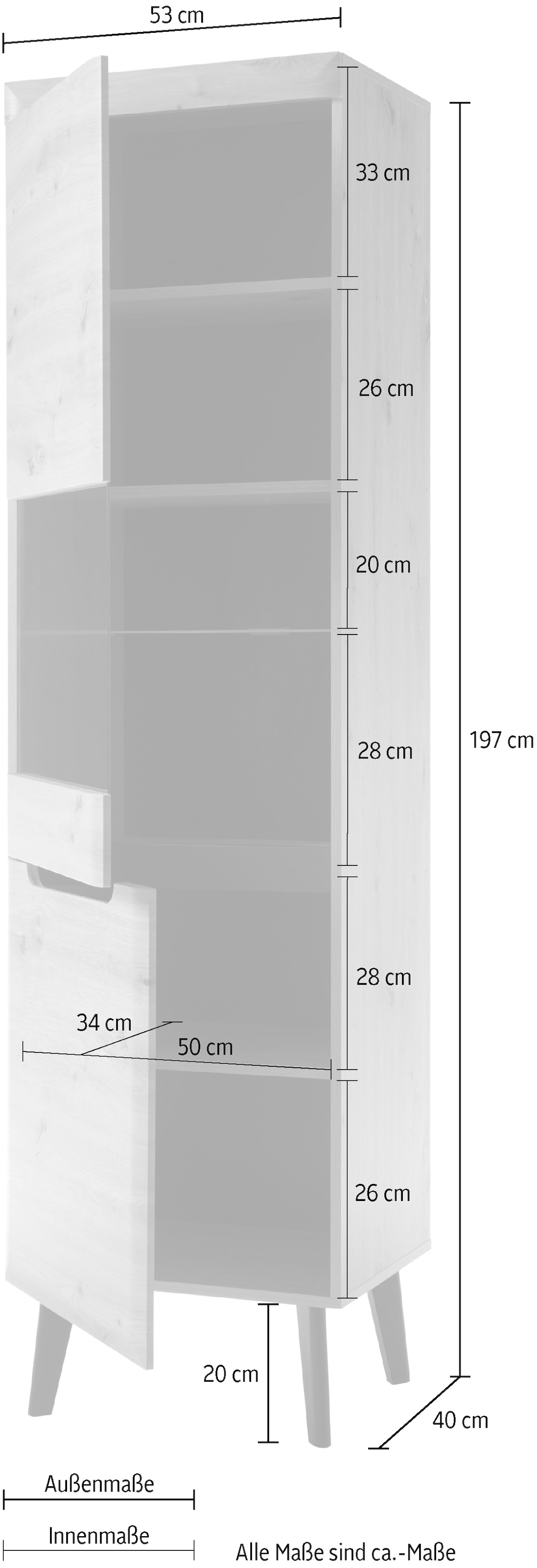 Jelmoli-Versand shoppen »TORGE« Vitrine INOSIGN | online