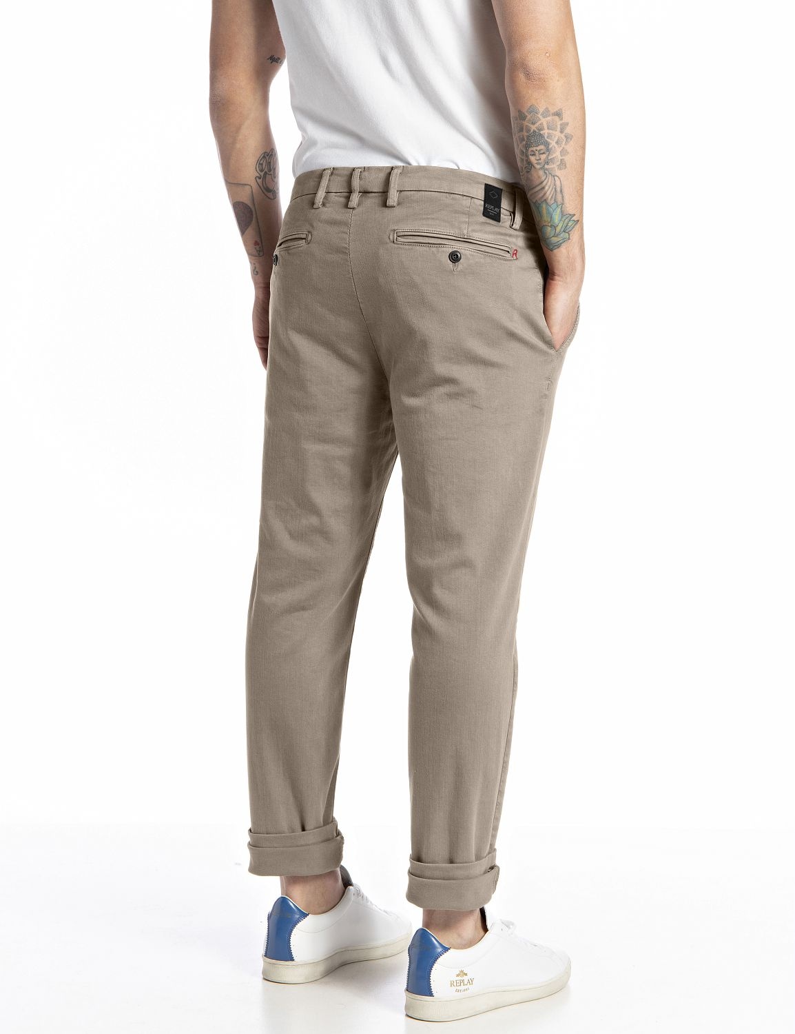 Replay Chinohose »ZEUMAR«, Slim Fit