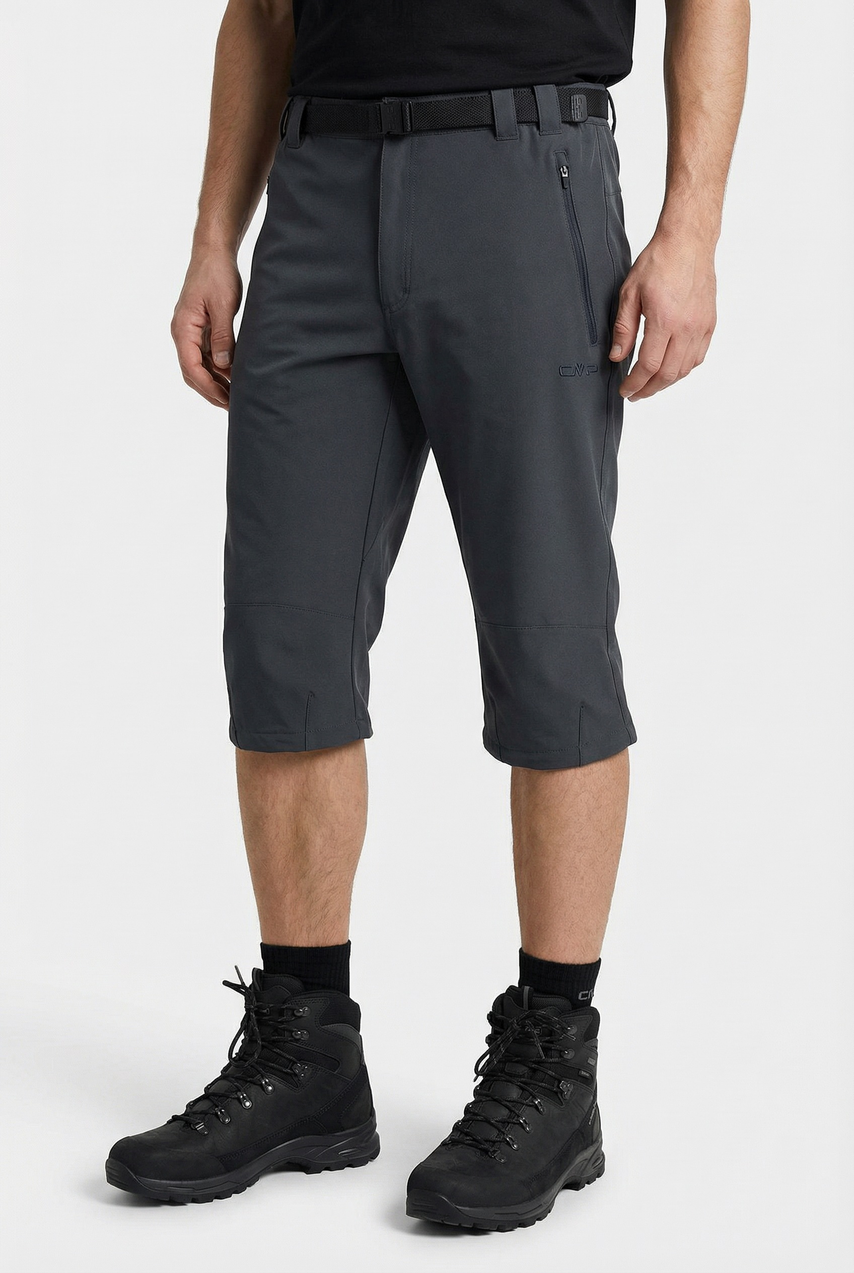 Cmp Antracite Shorts Ergonomische Caprihose, Mit 4-Wege-Stretch, Schnelltrocknend
