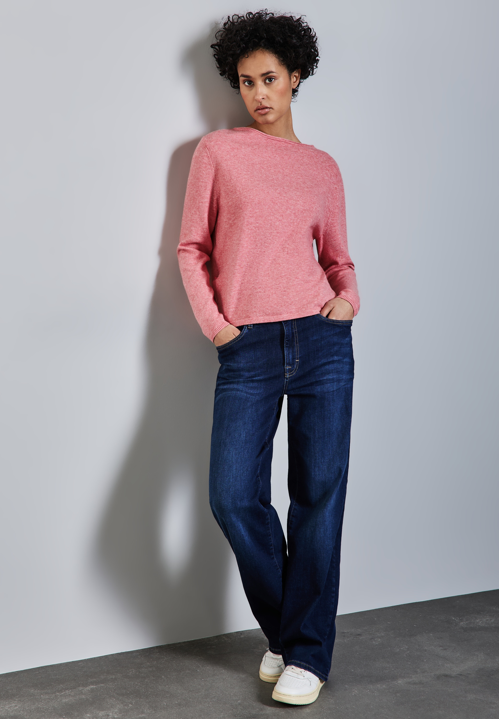STREET ONE Strickpullover, mit Seitlichen Schlitzen