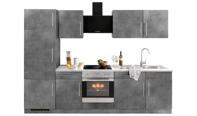 ❤ wiho Küchen Küchenzeile »Cali«, ohne E-Geräte, Breite 280 cm ordern im  Jelmoli-Online Shop