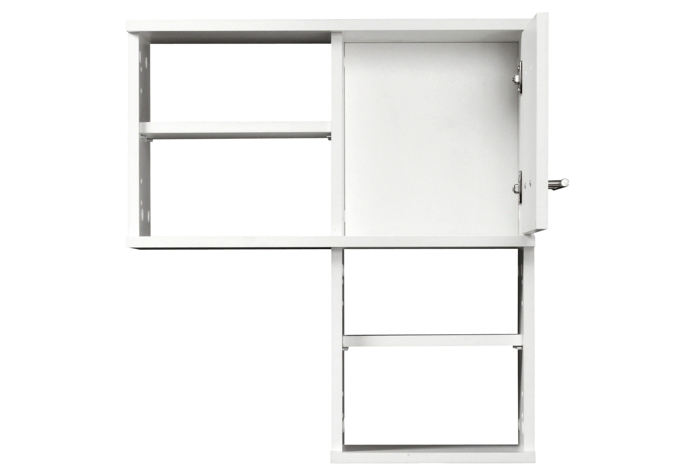 Schildmeyer Wandregal "Isola, Wandregal, melaminharzbeschichtet,Made in Germany, B: 60 cm" Solide Verarbeitung - Dieses Produkt ist in Deutschland gefertigt