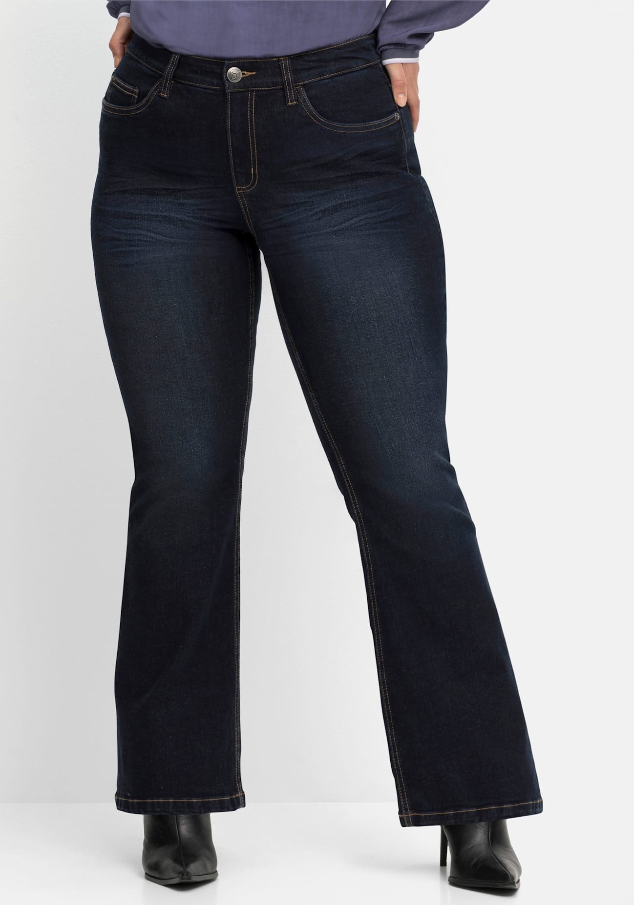 Sheego Bootcut-Jeans, (1 tlg.)