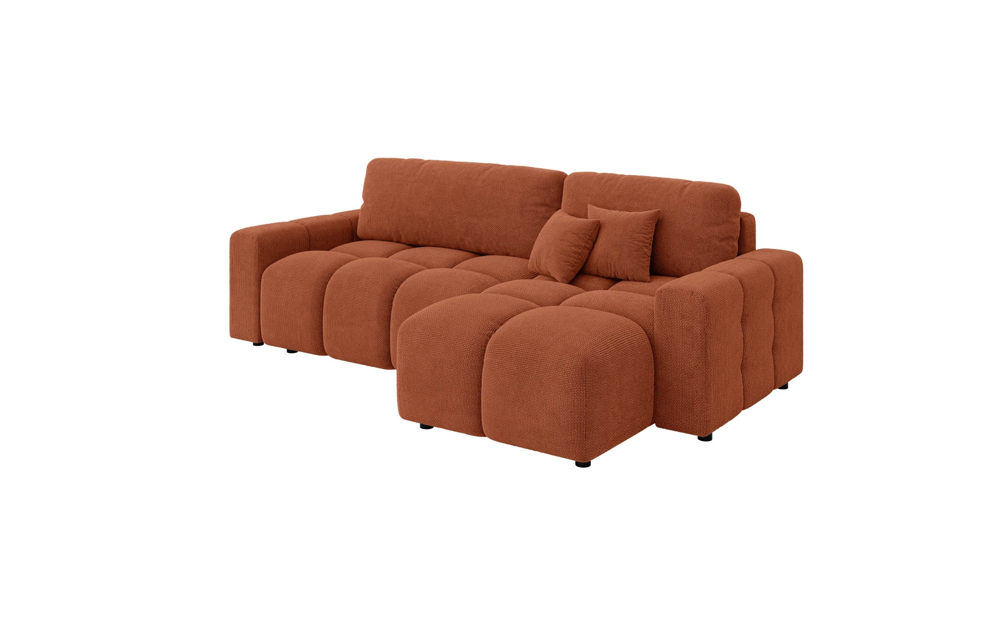 INOSIGN Ecksofa »FELICI, Schlafsofa 233cm, L-Form mit Recamiere beidseitig montierbar«, Designsofa mit Bettfunktion und Bettkasten, Masse B/T/H: 233/142/88 cm