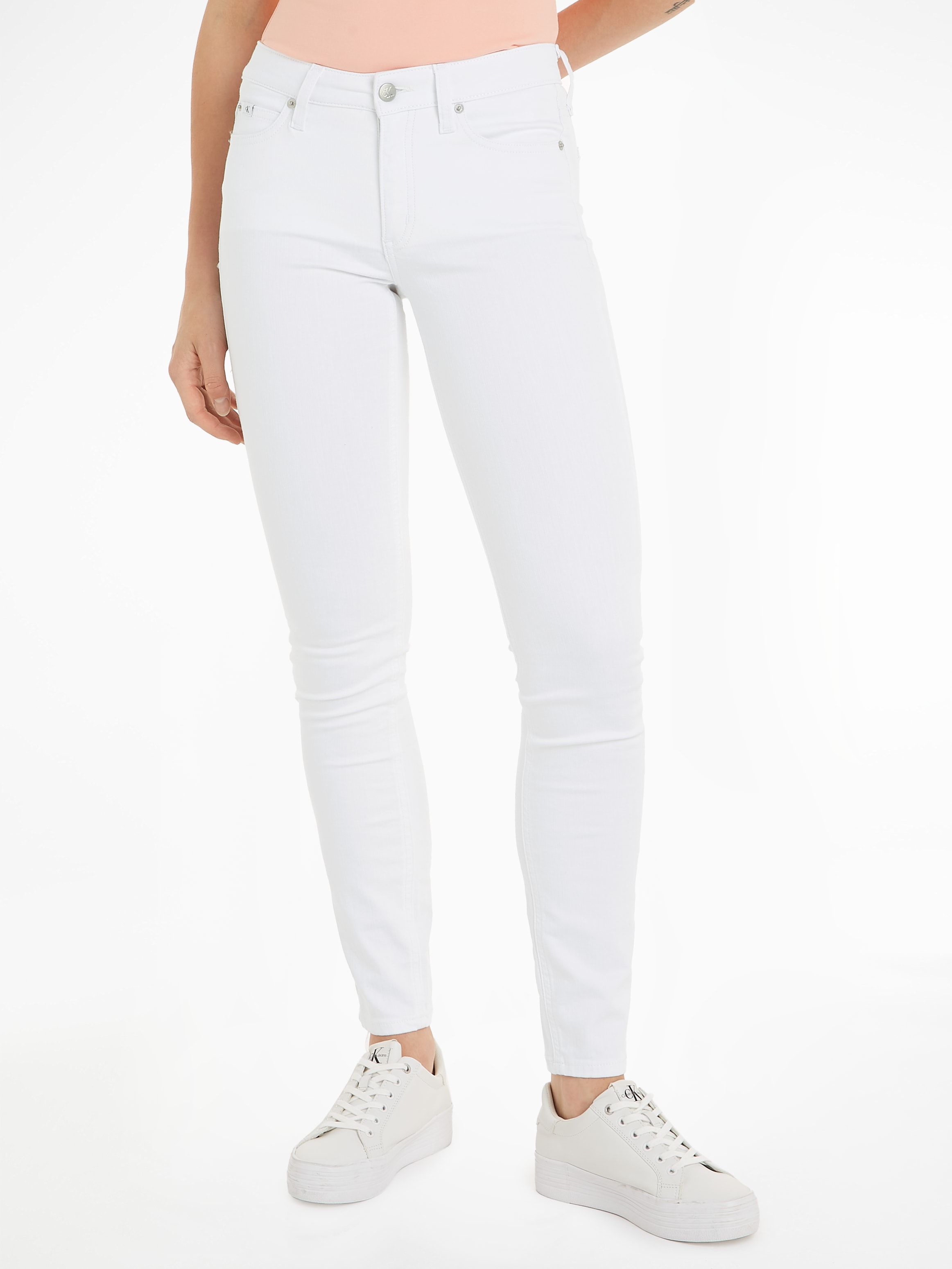 Skinny-fit-Jeans »MID RISE SKINNY«, in klassischer 5-Pocket-Form