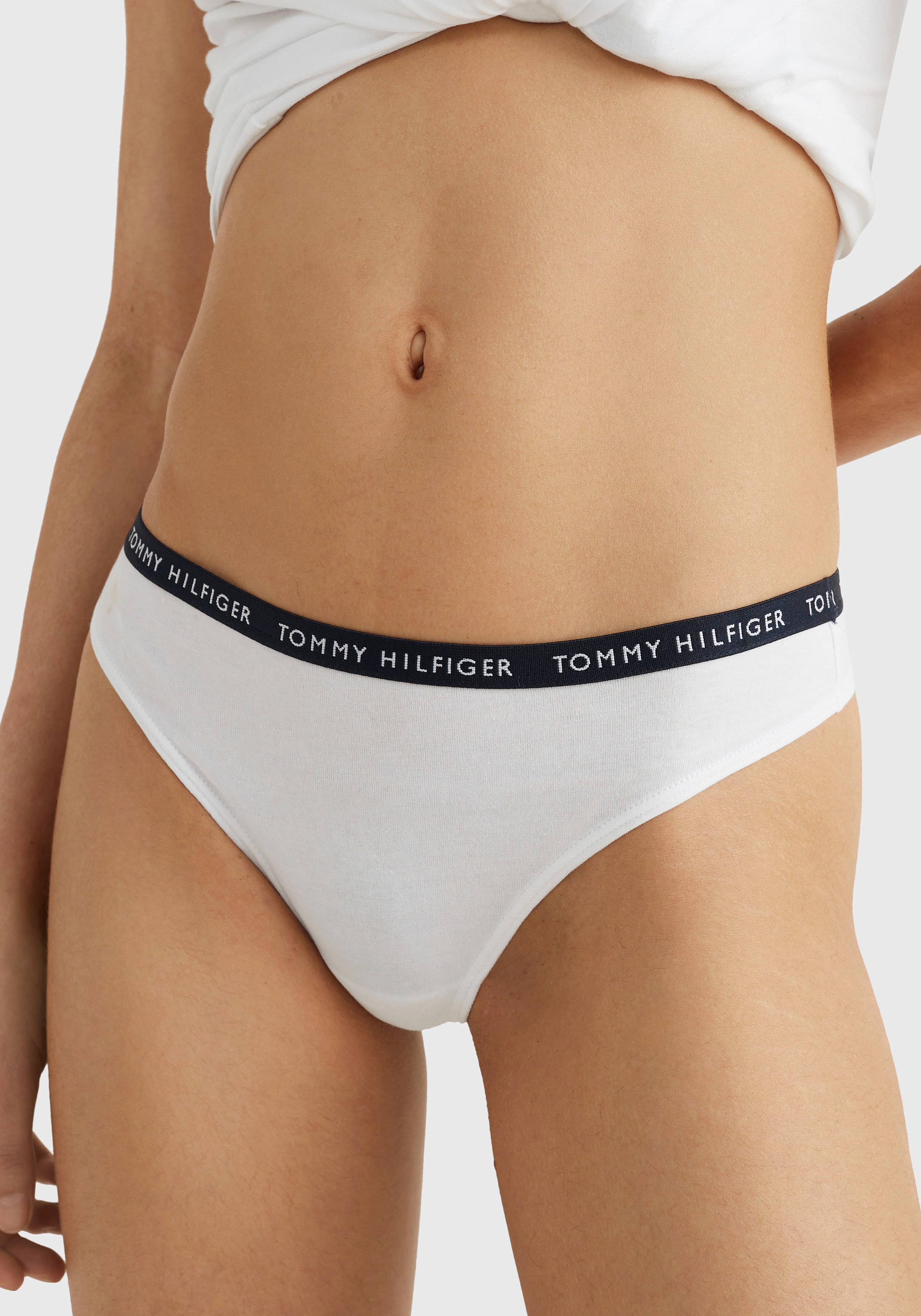 Tommy Hilfiger Underwear Slip, (3 St.), mit schmalem Logobündchen