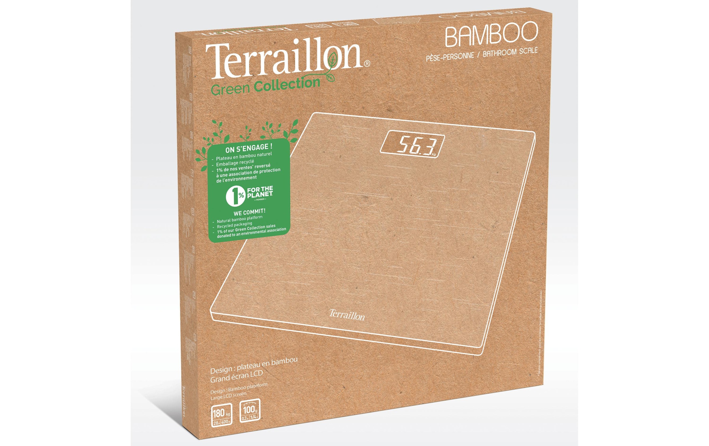Terraillon Personenwaage »Bamboo Bra«