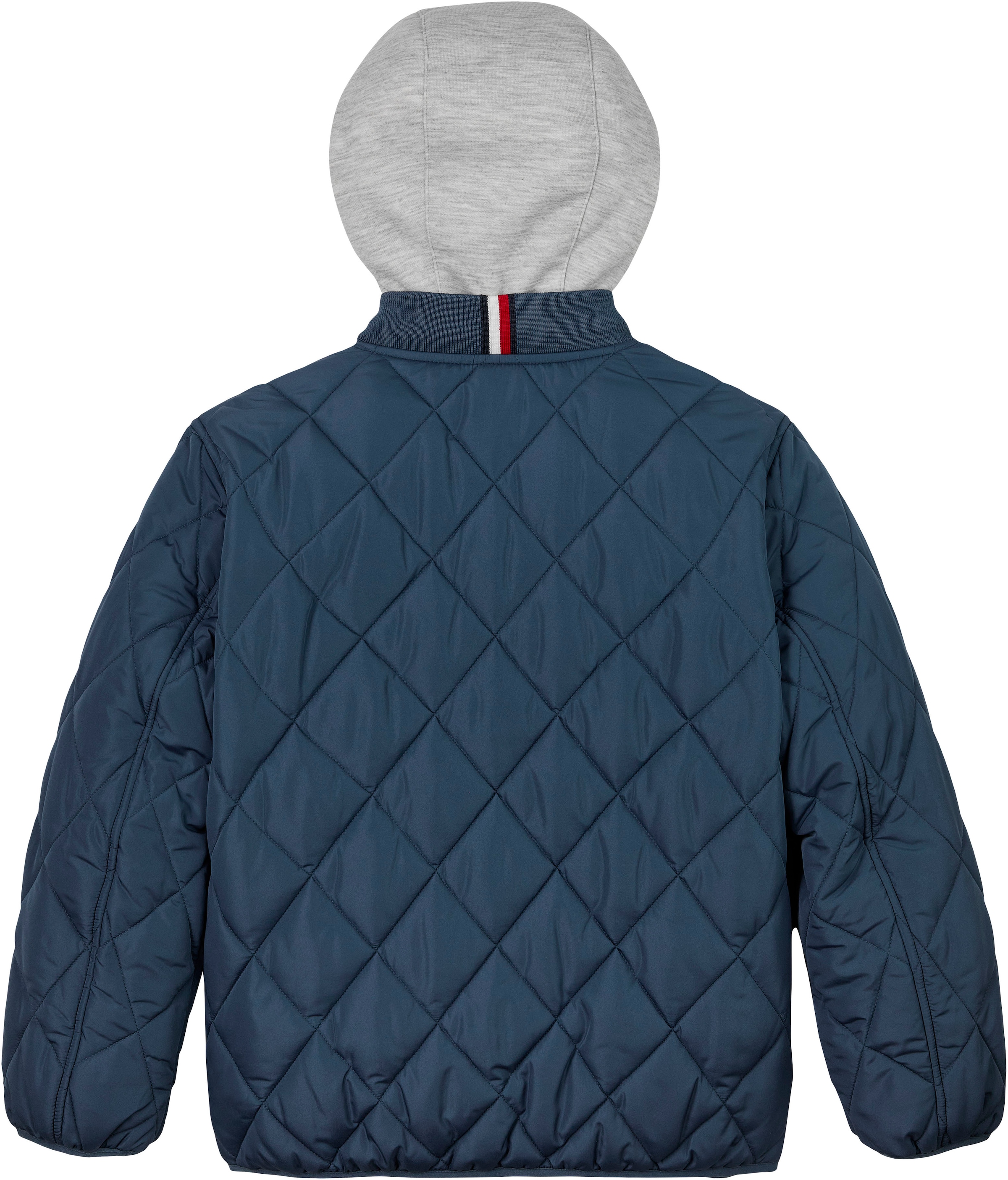 Tommy Hilfiger Outdoorjacke »LIGHT PADDED QUILTED JACKET«, mit Kapuze, Babys bis 2 Jahre mit Logostickerei