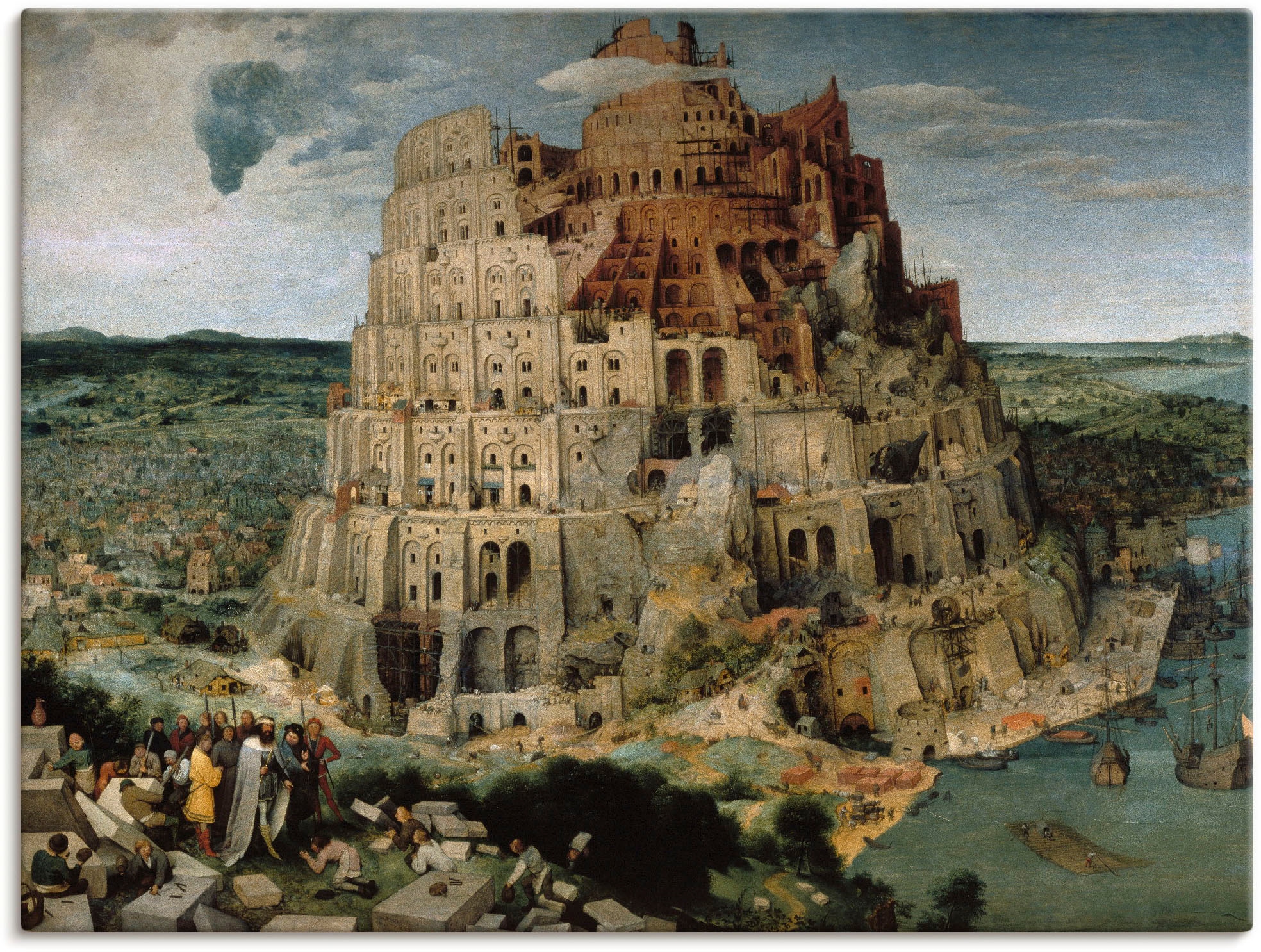 Artland Wandbild »Der Babel. St.), oder Poster | in bestellen versch. Wandaufkleber von Leinwandbild, online Jelmoli-Versand Grössen (1 1563«, Gebäude, als Turmbau