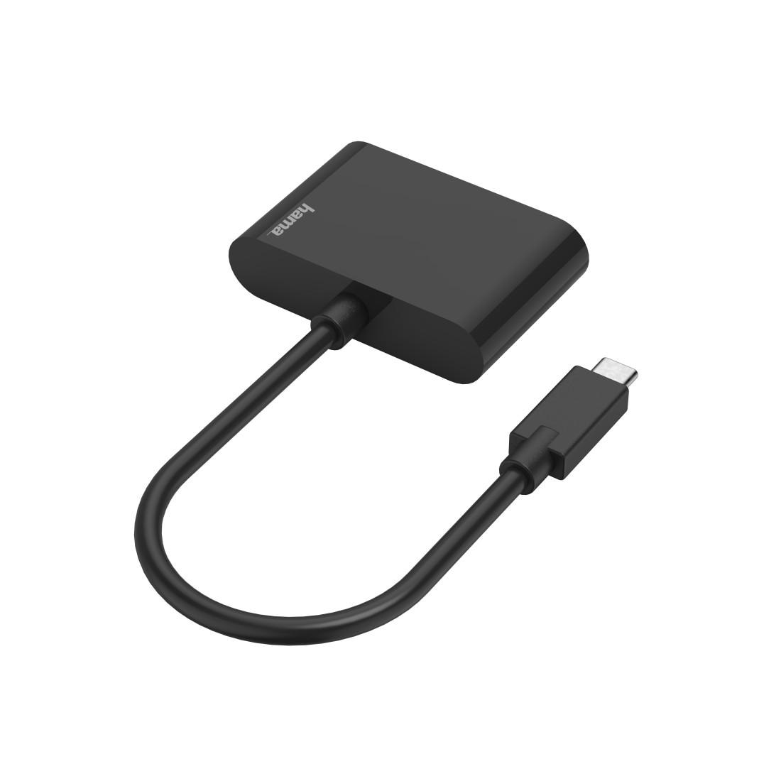 Hama USB-Adapter »Video-Adapter 2in1 USB-C-Stecker-VGA & HDMI