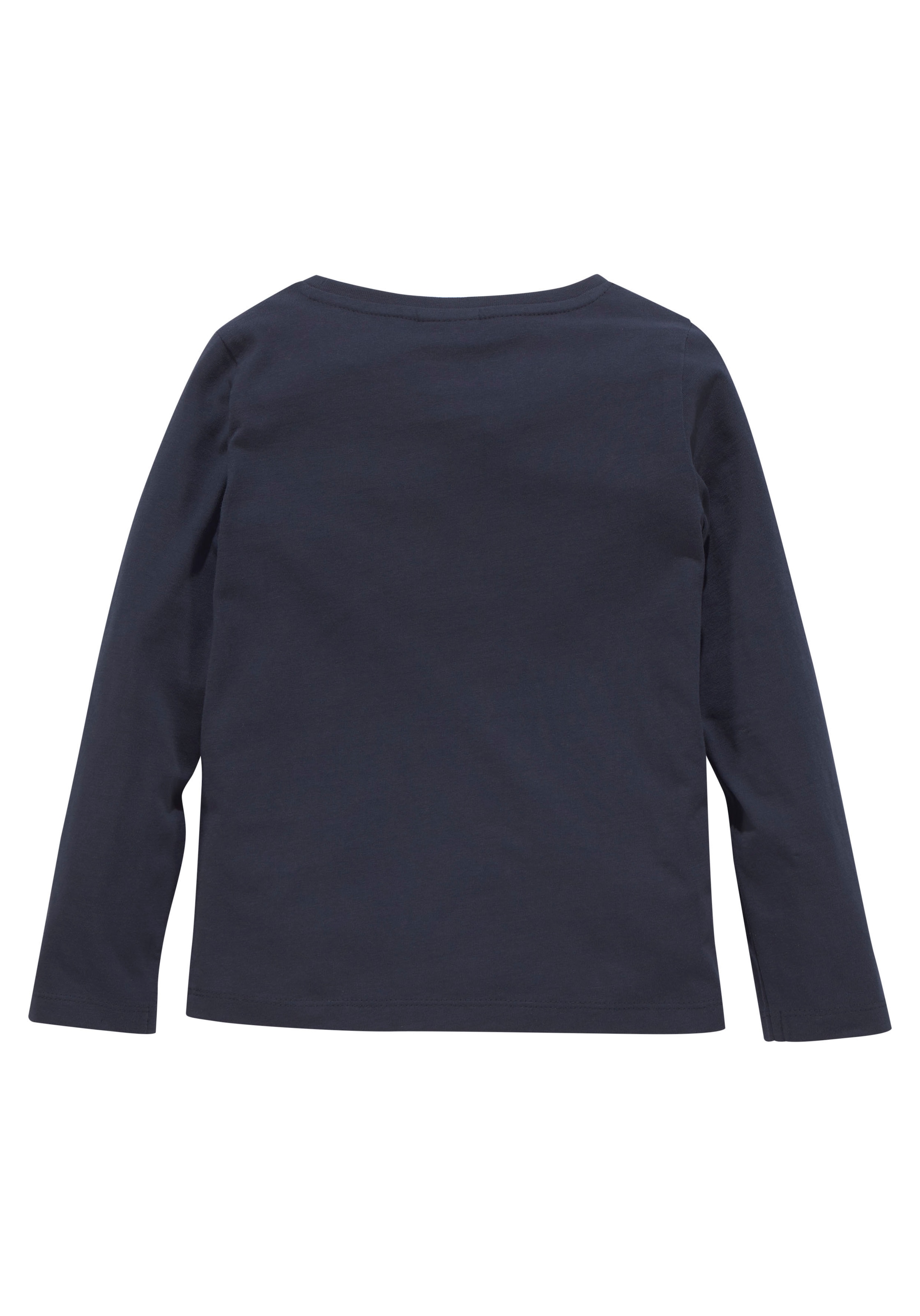 KIDSWORLD Langarmshirt »mit süssem Einhorn Druck«, langärmlig, hüftlange Passform, stylischer Druck