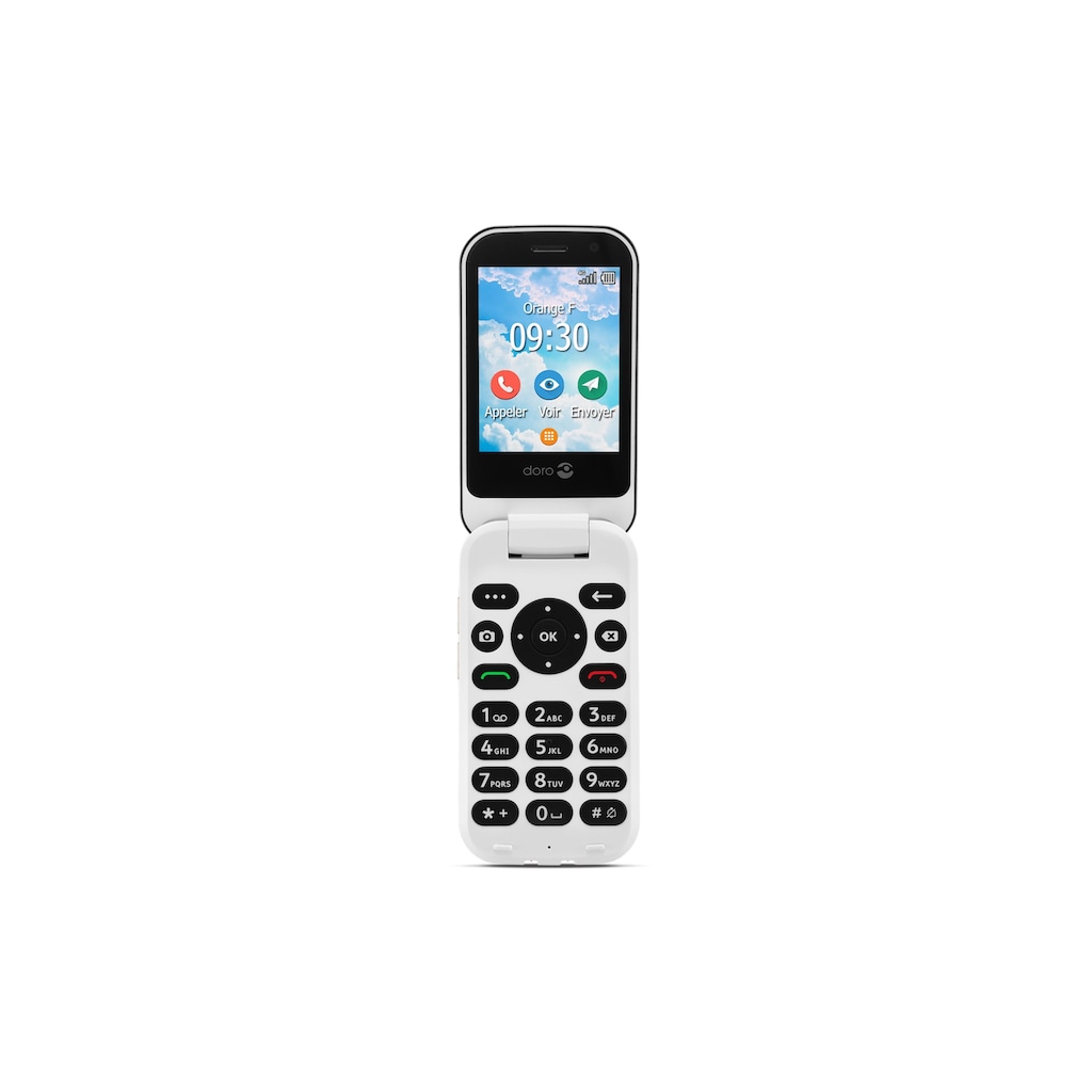 Doro Seniorenhandy »7080«, weiss/grau, 7,11 cm/2,8 Zoll, 128 GB Speicherplatz