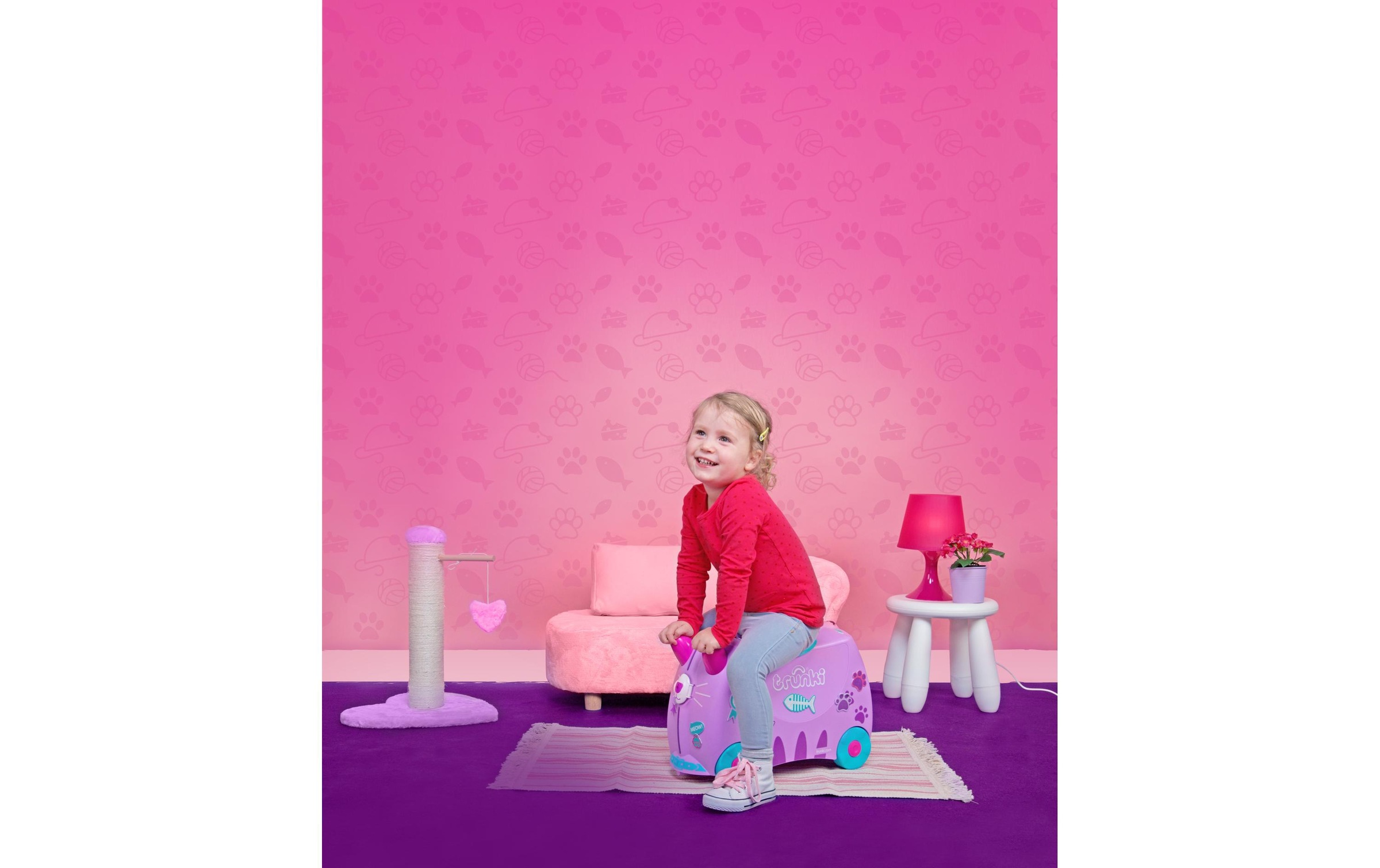 TRUNKI Trolley »Katze Cassie«, 4 Rollen